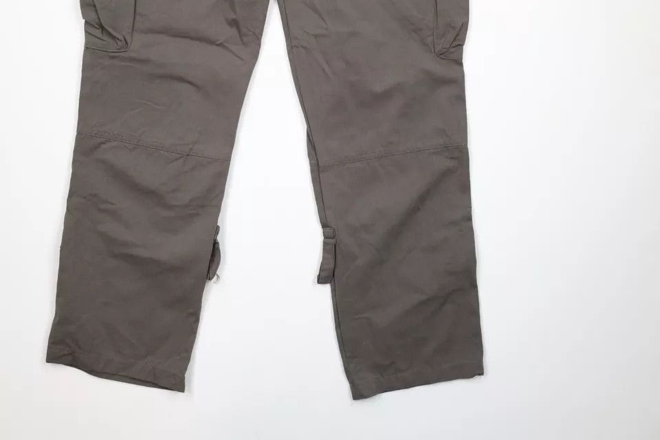 Vintage Vintage 90s Streetwear Baggy Strap Goth Cargo Pants Gray Size 29" - 14 Thumbnail