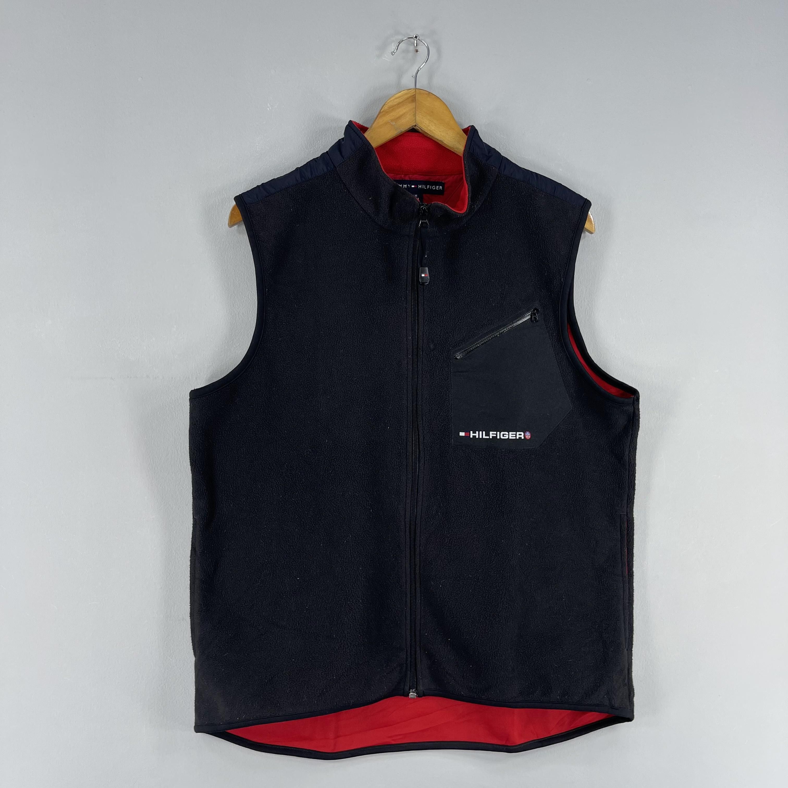 Tommy Hilfiger Vintage 90s TOMMY HILFIGER Fleece Vest Jacket Zip Up Size US M / EU 48-50 / 2 - 5 Thumbnail
