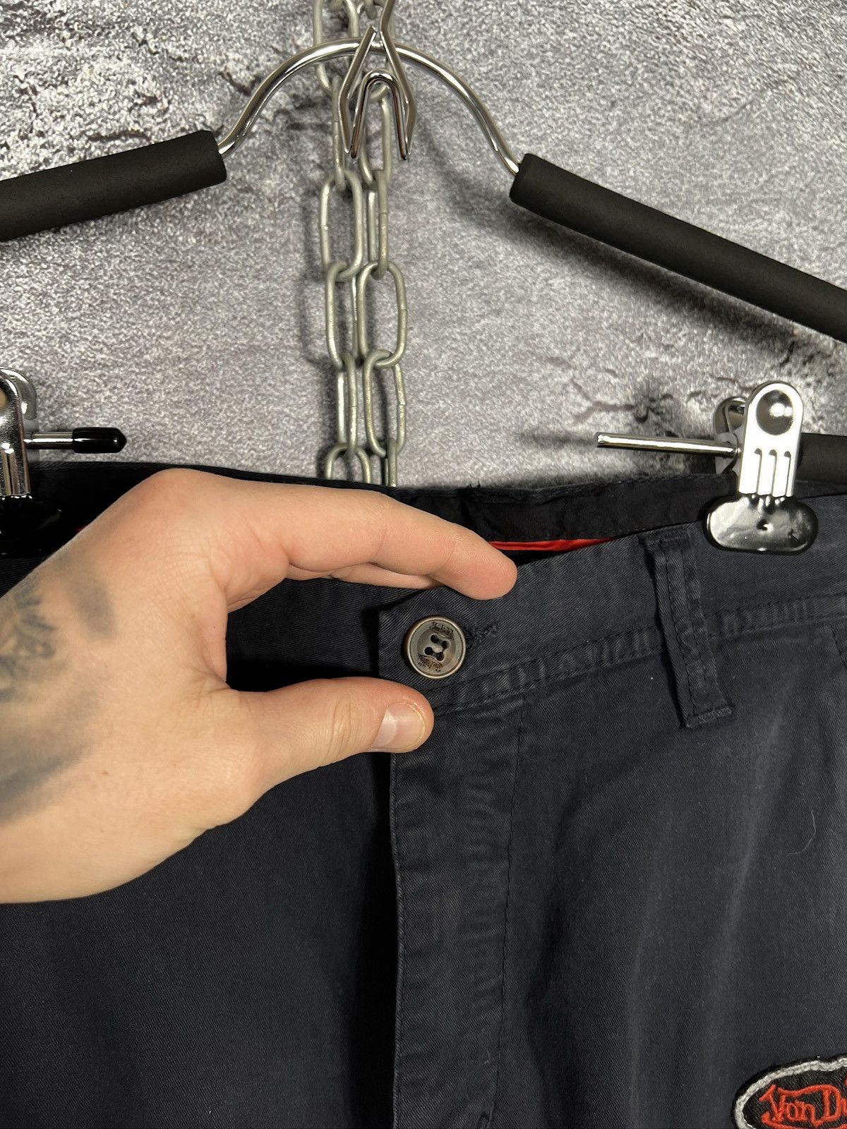Von Dutch Von Dutch Cargo Utility Trousers Multiple Spellout Patches Size US 30 / EU 46 - 6 Thumbnail