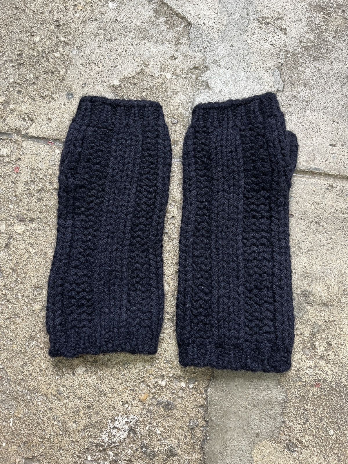 Other Deadstock Cashmere Fingerless Gloves (unisex) Size ONE SIZE - 6 Thumbnail