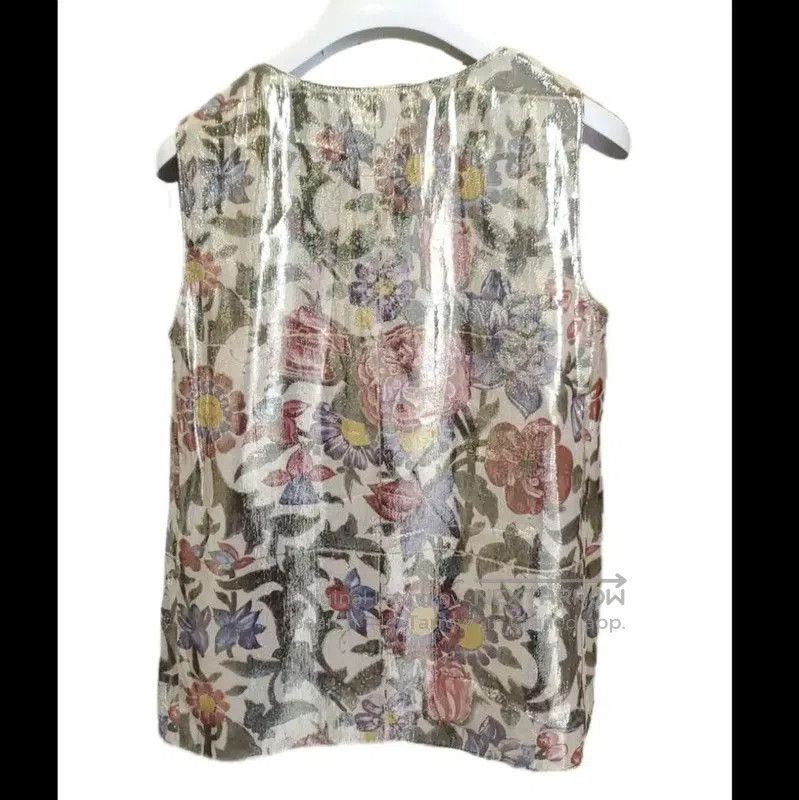 Chanel Chanel Summer Floral Sleeveless Top . Size S / US 4 / IT 40 - 2 Thumbnail
