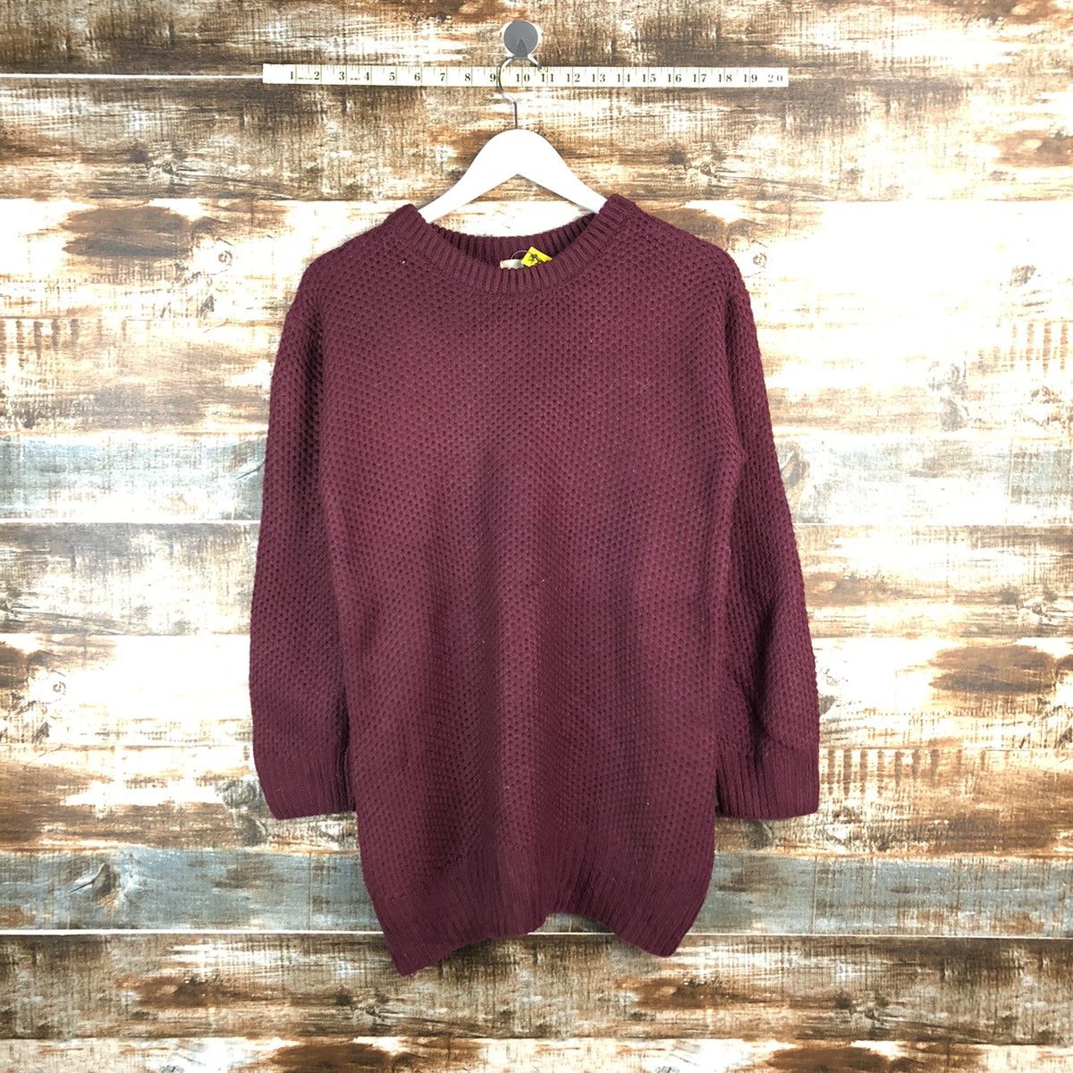 GU × Homespun Knitwear GU Maroon Knitwear #A2225 Size M / US 6-8 / IT 42-44 - 1 Thumbnail