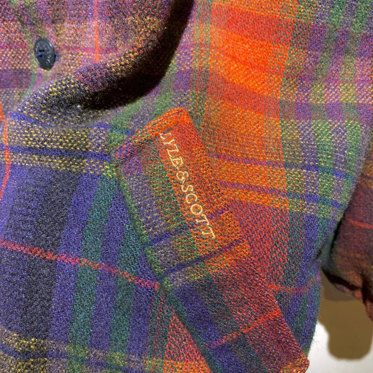Lyle & Scott Lyle & Scott Plaid Wool Reversible Button Up Jacket Size US XL / EU 56 / 4 - 14 Thumbnail