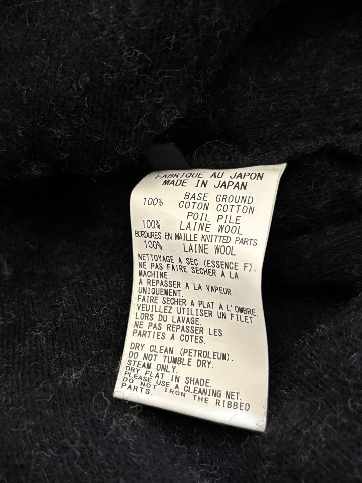 Yohji Yamamoto Y’s by Yohji Yamamoto K-Shoulder Zipper Wool Sweatshirt Size M / US 6-8 / IT 42-44 - 5 Thumbnail