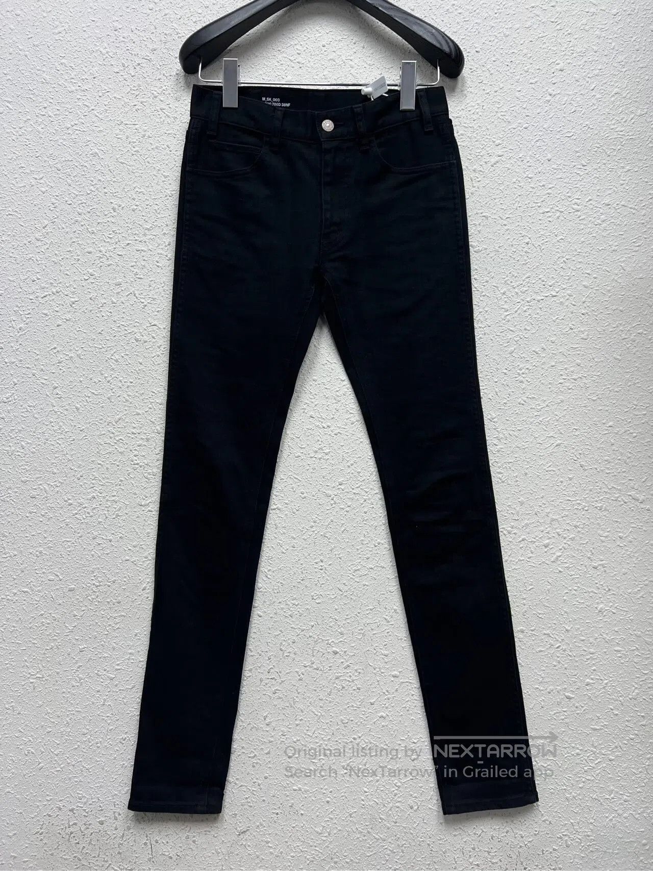Celine CELINE Black denim long pants Size 26" / US 2 / IT 38 - 1 Thumbnail