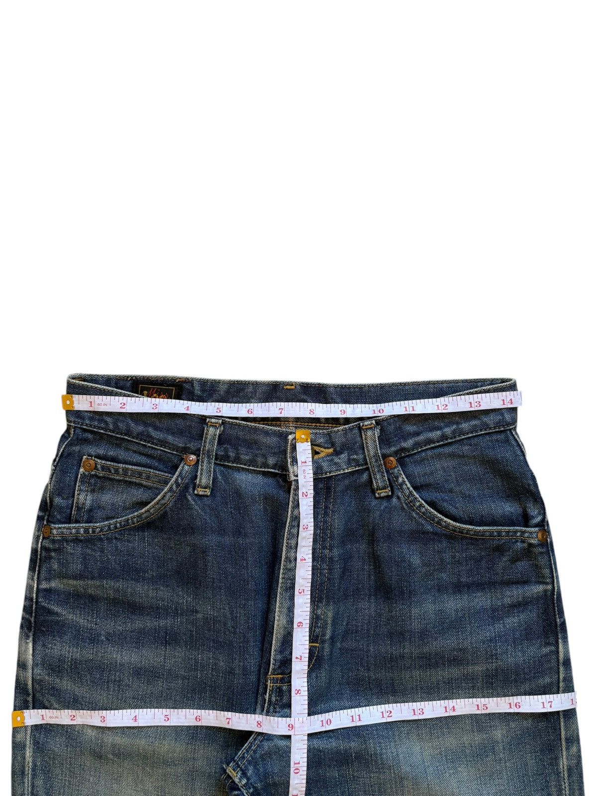 Japanese Brand × Lee Vintage Japanese Miss Lee Mud Wash Bootcut Jeans Size 29" - 13 Thumbnail