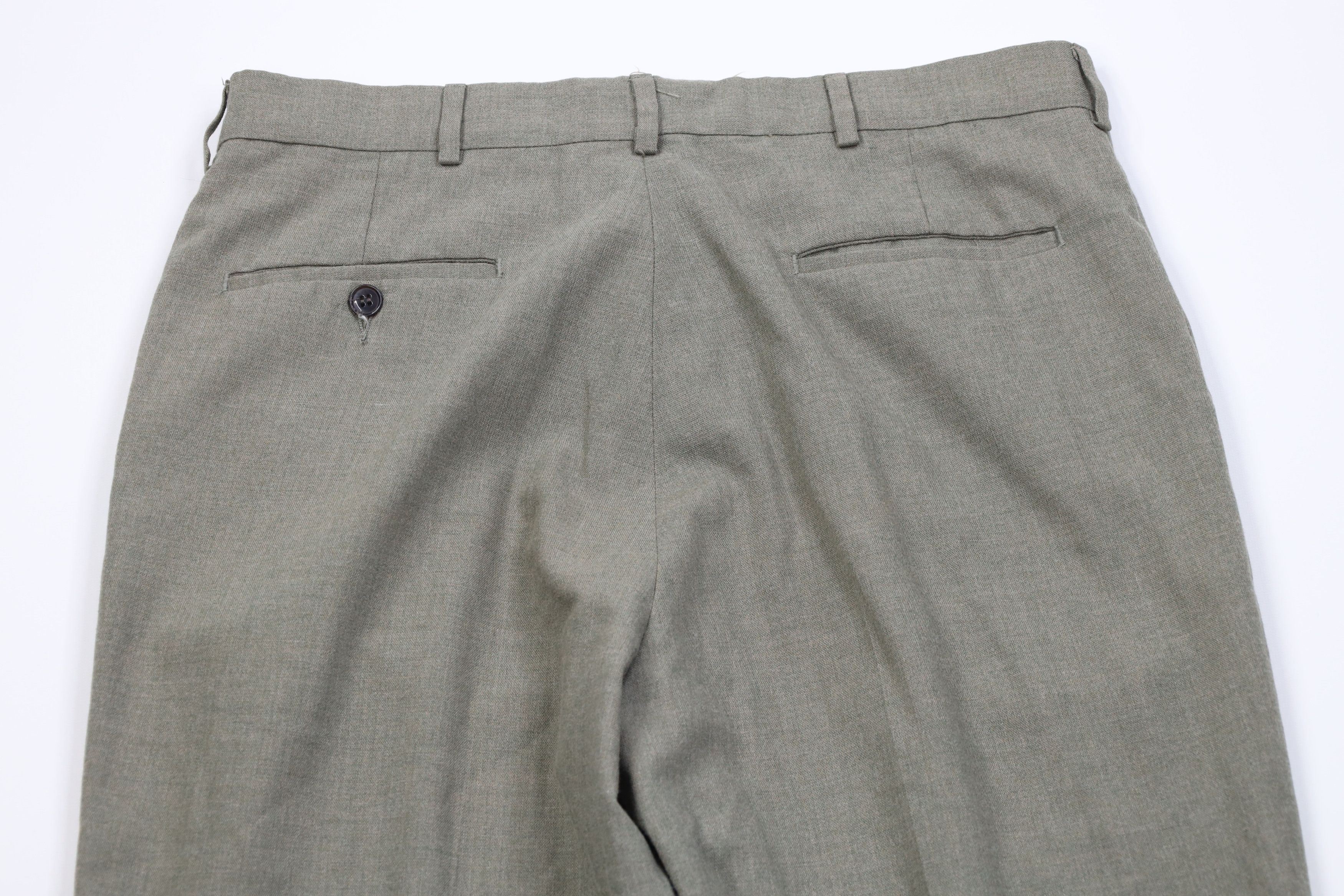 Vintage Vintage 70s Streetwear Knit Flared Wide Leg Chino Pants Size US 34 / EU 50 - 10 Thumbnail