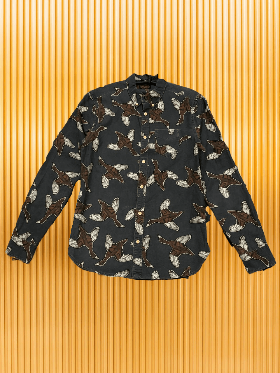 Allsaints Vintage bird print Shirt Allsaints crazy Y2K slim fit Size US XS / EU 42 / 0 - 1 Thumbnail