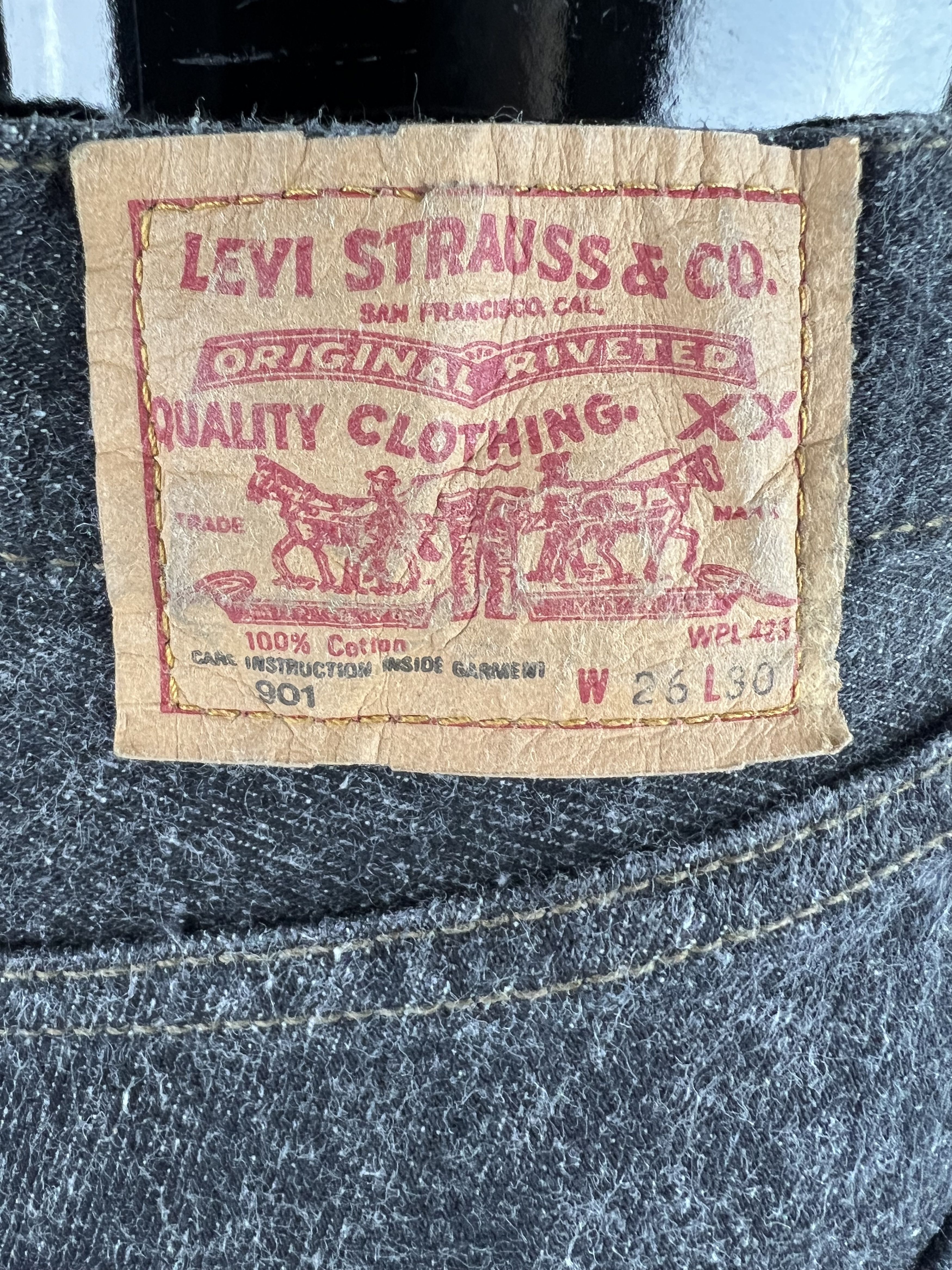 Levi's × Vintage 90s Levi's 901 Vintage Jeans Denim Pants W26 L30 Size 26" / US 2 / IT 38 - 9 Thumbnail