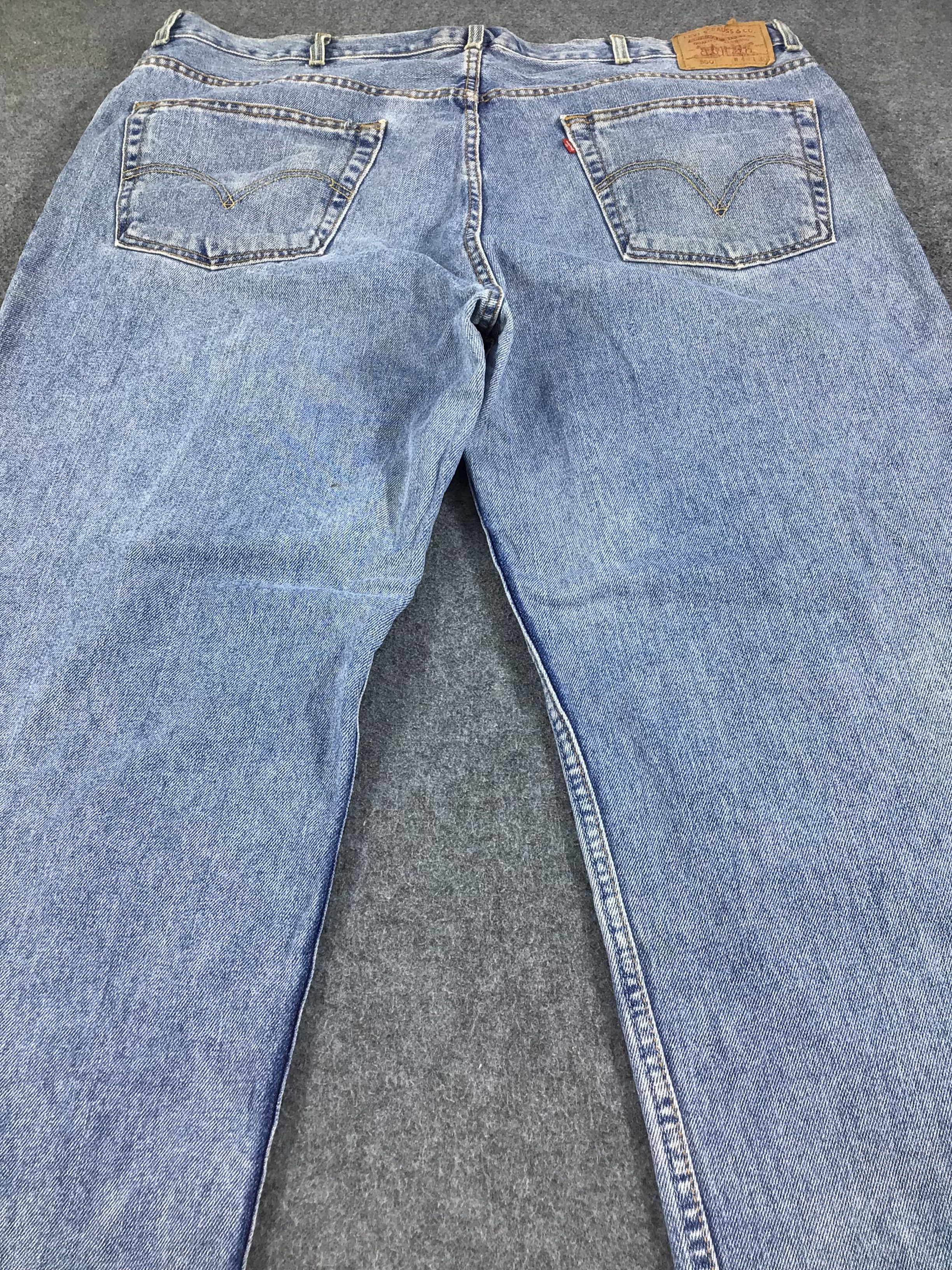 Levi's Vintage Blue Wash Levis Jeans 550-J836 Size US 42 / EU 58 - 4 Thumbnail