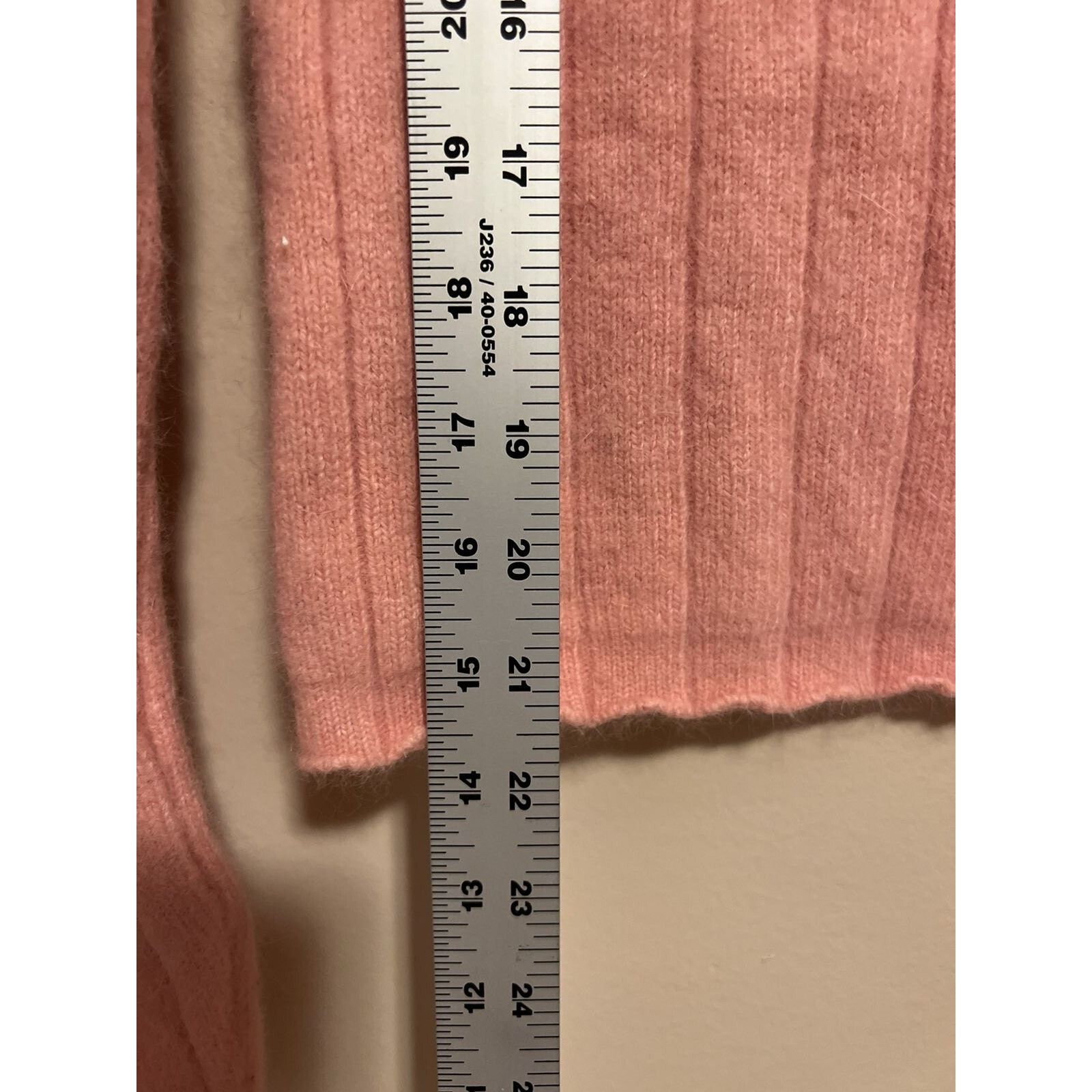 Marc Newson Newport News Angora Lambswol Women's pink top Size L A000160 Size L / US 10 / IT 46 - 8 Thumbnail