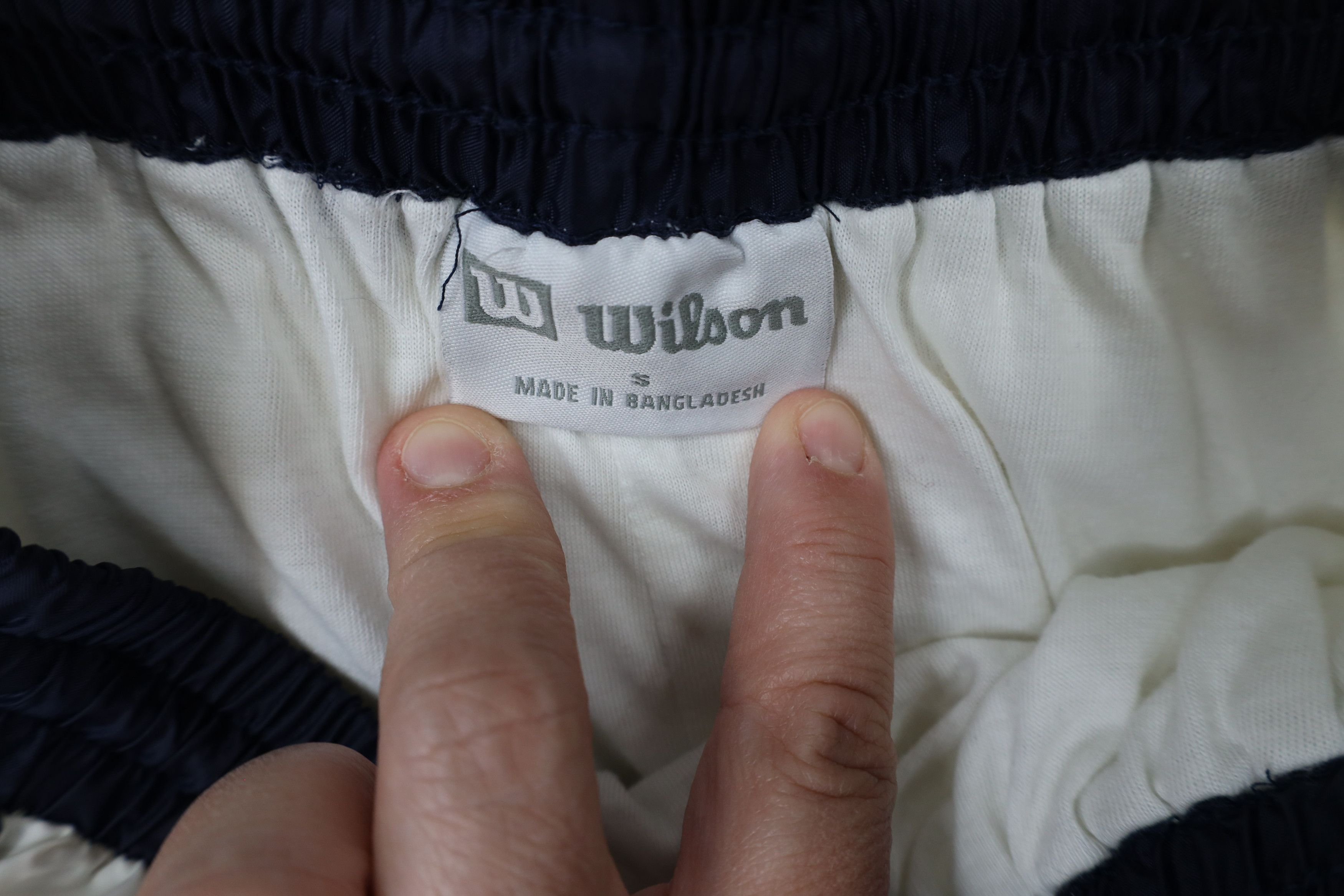 Vintage Vintage 90s Wilson Lined Tennis Windbreaker Pants White Size US 32 / EU 48 - 9 Thumbnail