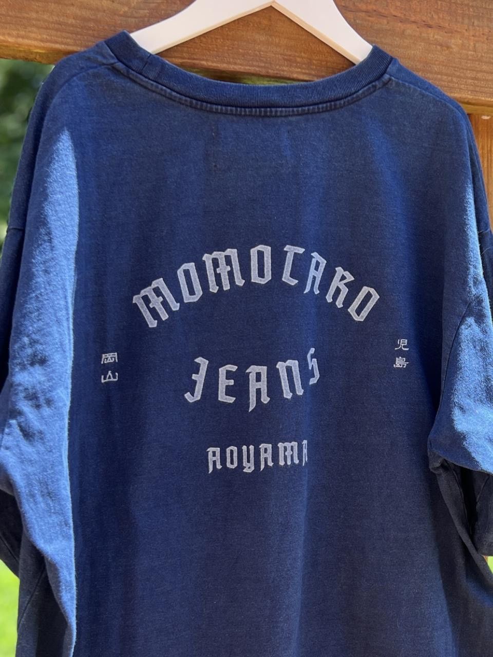 Momotaro Jeans Momotaro Jeans Japanese Selvedge Denim Brand Tee Size US XL / EU 56 / 4 - 1 Thumbnail