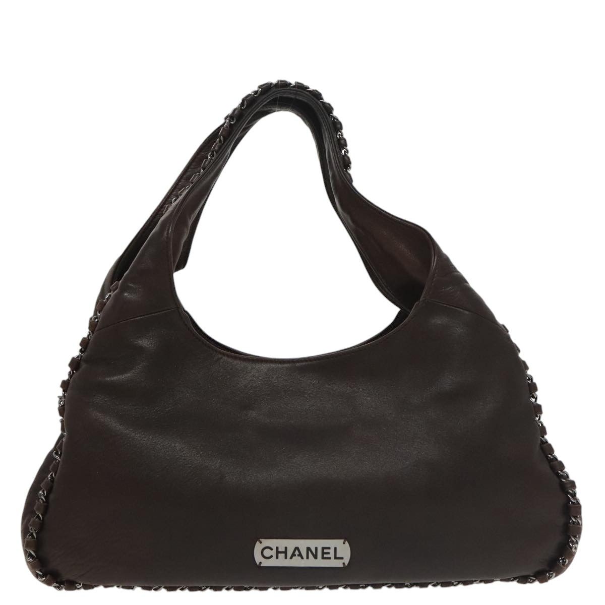Chanel Hobo Brown Leather Handbag (Pre-Owned) Size ONE SIZE - 1 Thumbnail