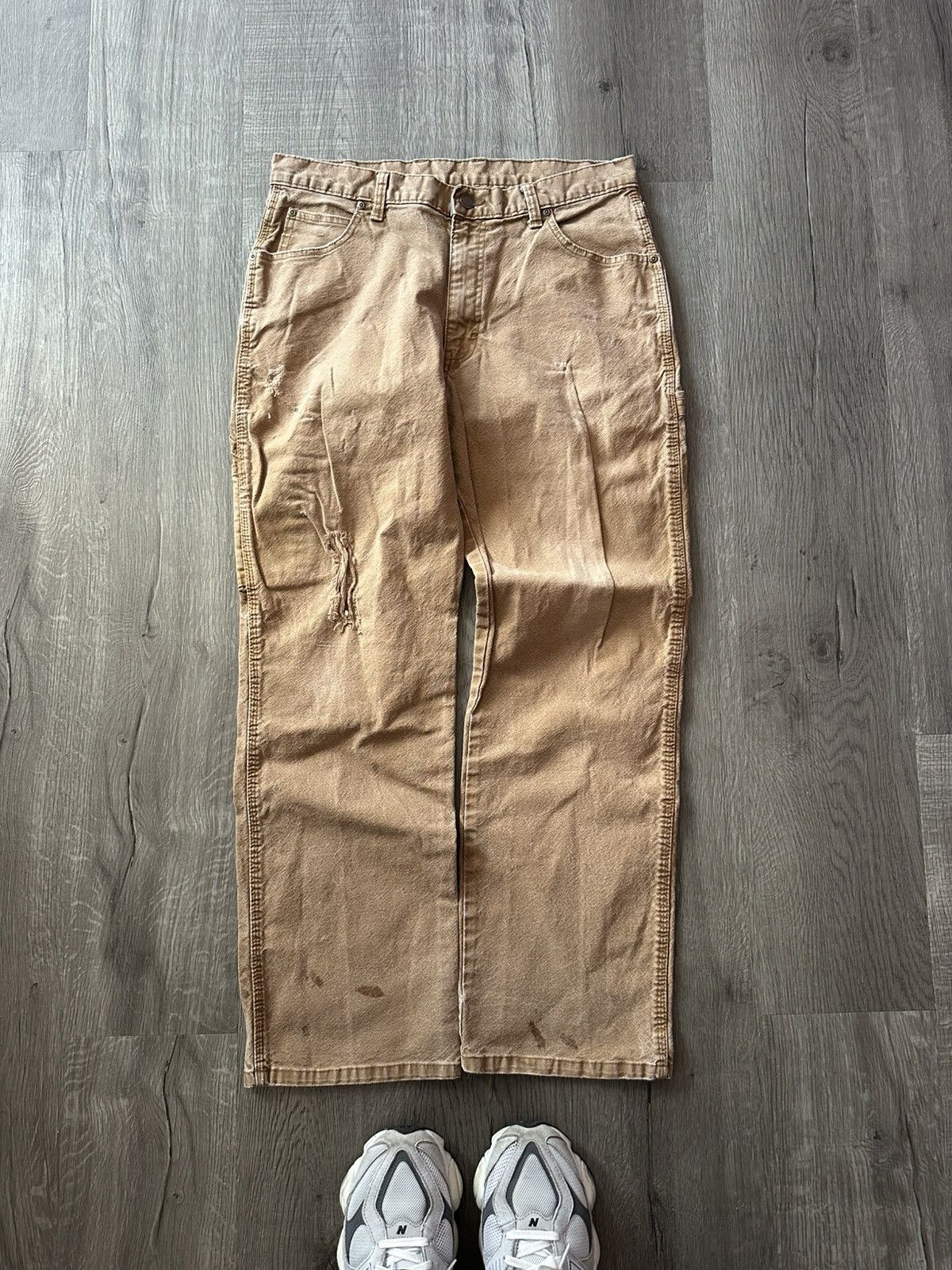 Carhartt Vintage 90s Carhartt STYLE carpenter pants Size US 34 / EU 50 - 2 Thumbnail