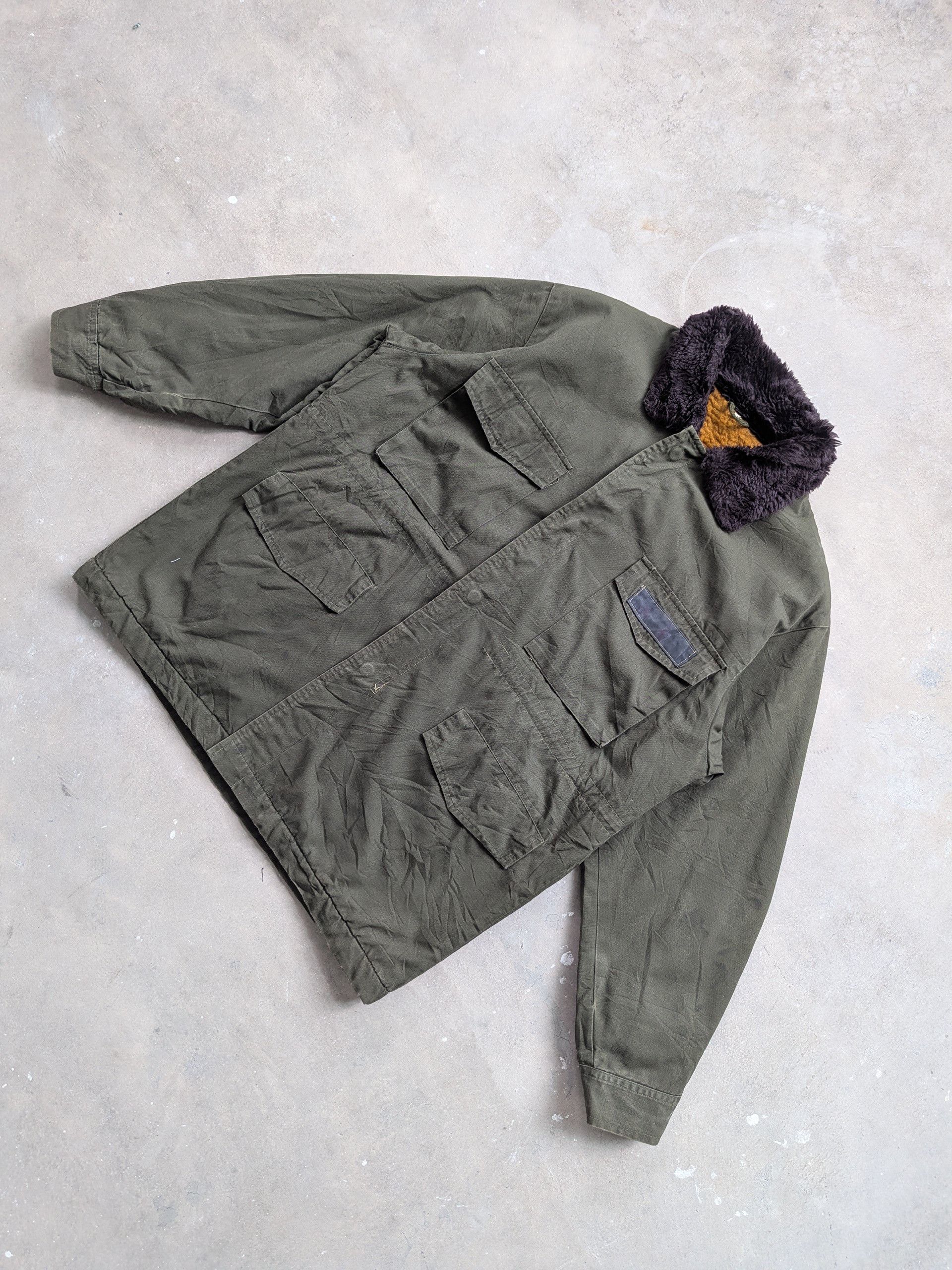 Other Vintage WWII US Army Jacket Lining Sherpa Size US M / EU 48-50 / 2 - 2 Thumbnail