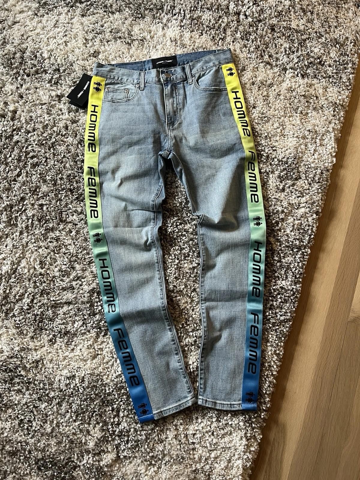 Homme + Femme La Homme + Femme Tesla Denim Jeans Size 32 New Size US 32 / EU 48 - 1 Thumbnail