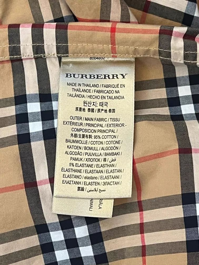 Burberry Burberry Classic Check LS Shirt XS Almost New Size US XS / EU 42 / 0 - 4 Thumbnail