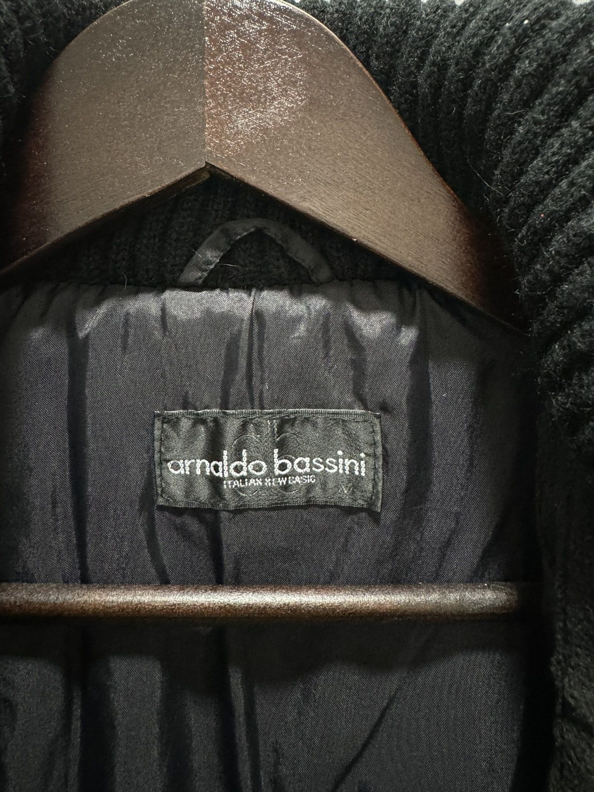 Vintage DESIGNER ITALIAN ARNALDO BASSINI KNIT BUTTON UP JACKET Size US M / EU 48-50 / 2 - 10 Thumbnail
