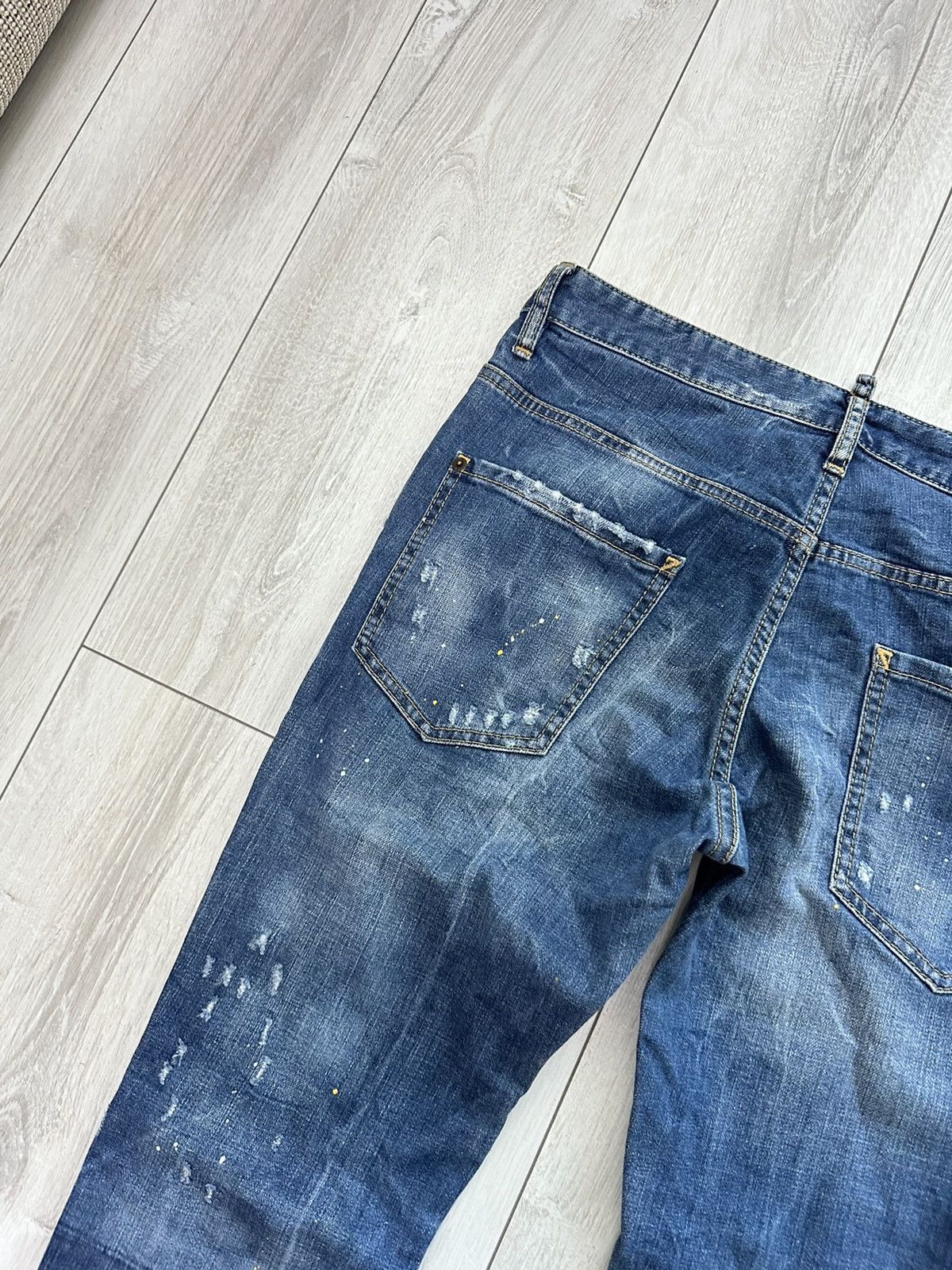 Dsquared2 Dsquared2 Skater Distressed Denim Jeans Pants (A034) Size US 34 / EU 50 - 16 Thumbnail