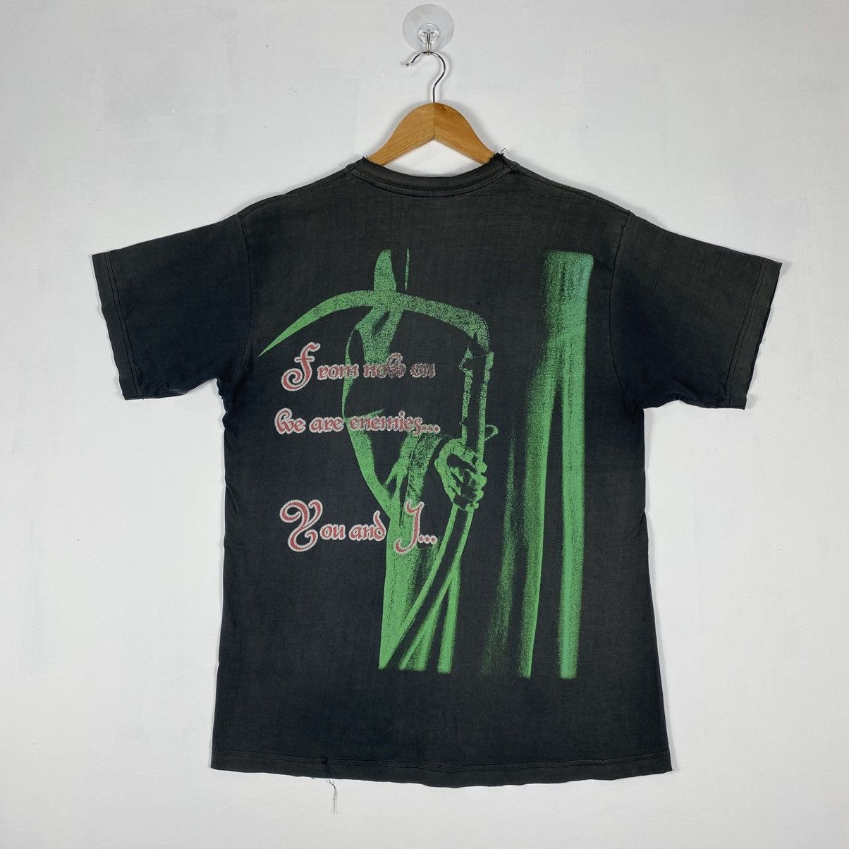 Band Tees Vintage 90's CHILDREN OF BODOM Hatebreeder Distressed Tee Size US M / EU 48-50 / 2 - 15 Thumbnail