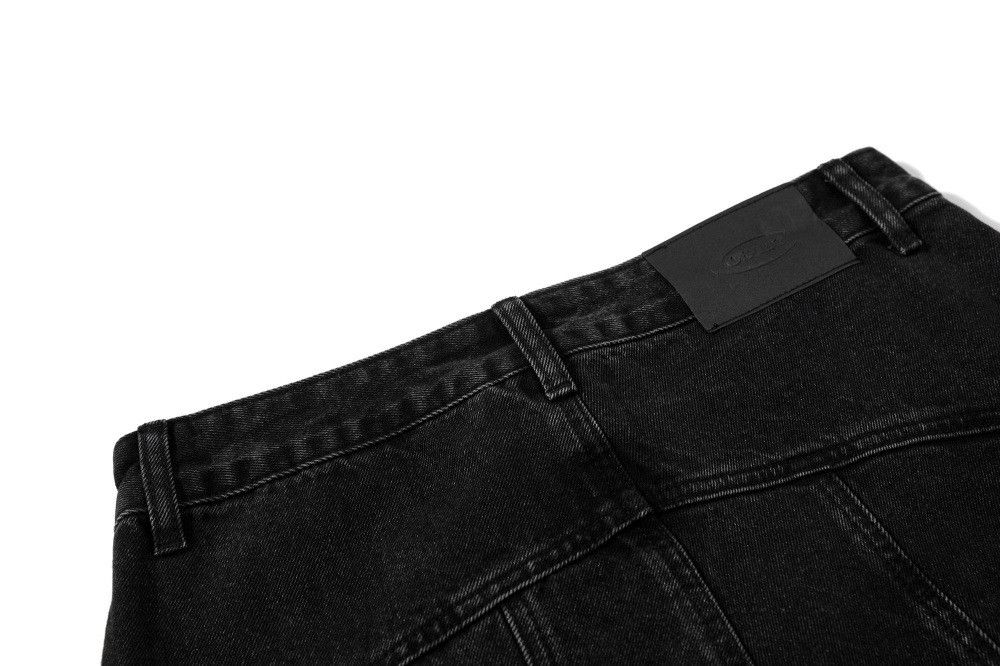 Jean Men's washed distressed punk loose wide-leg jeans Size US 32 / EU 48 - 5 Thumbnail