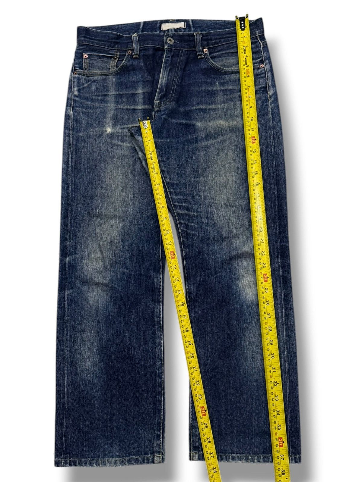 Uniqlo Vintage Uniqlo Japan Selvedge Denim Jeans | Vintage Fade W34 Size US 34 / EU 50 - 17 Thumbnail