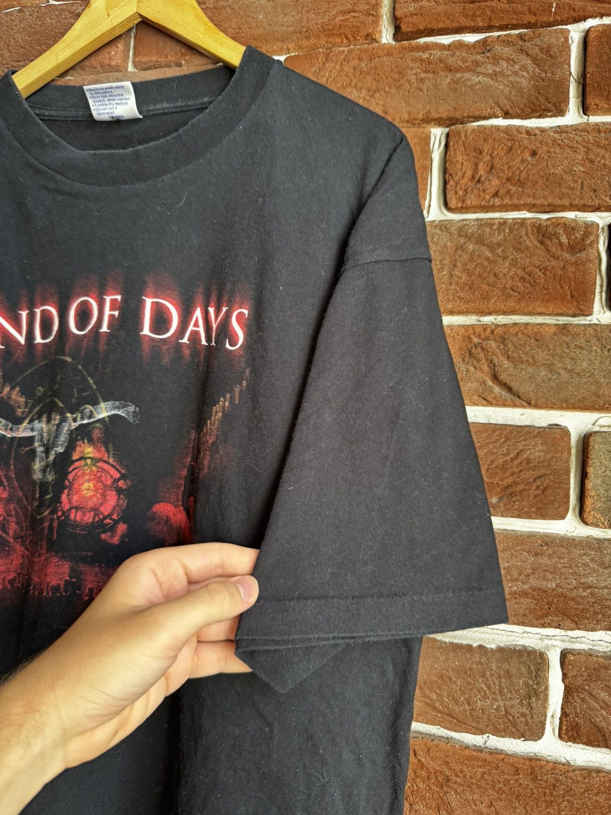 Vintage Rare End of days 90s Vintage Movie Horror Tee Black XL Size US XL / EU 56 / 4 - 3 Thumbnail
