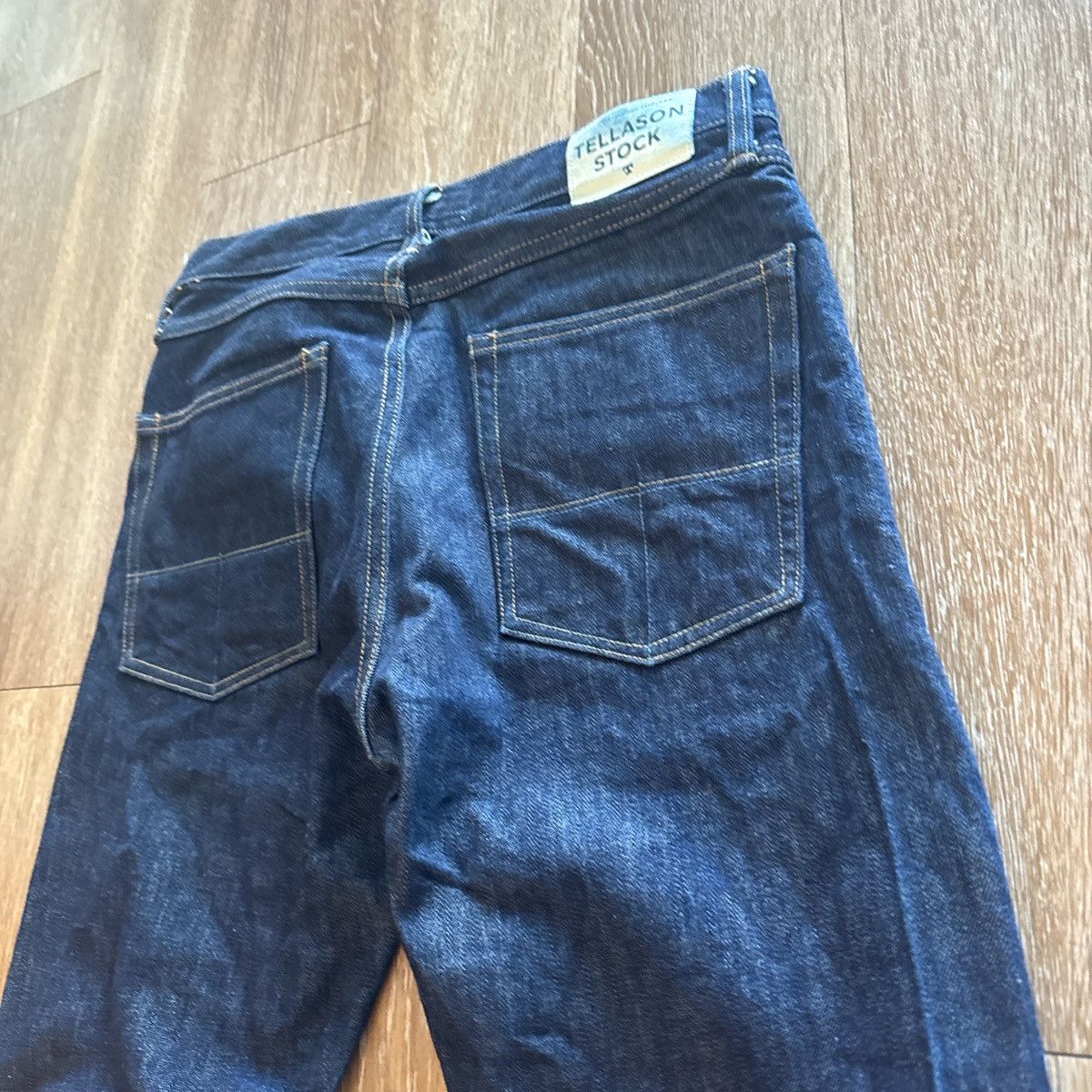 Tellason Tellason Stock Straight Leg Raw Denim Size US 32 / EU 48 - 4 Thumbnail