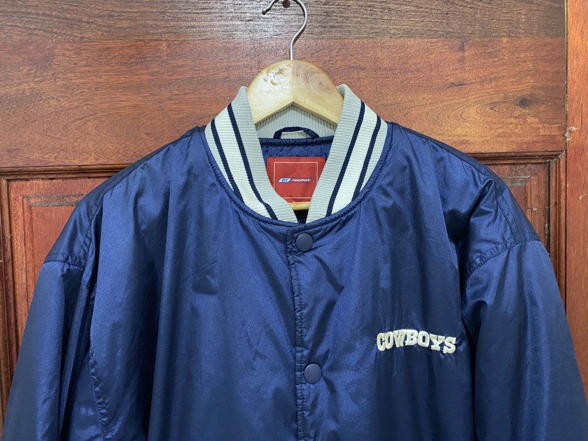 NFL × Reebok × Vintage Vintage 90s Dallas Cowboys Reebok Varsity Lightweight Jacket Size US L / EU 52-54 / 3 - 4 Thumbnail