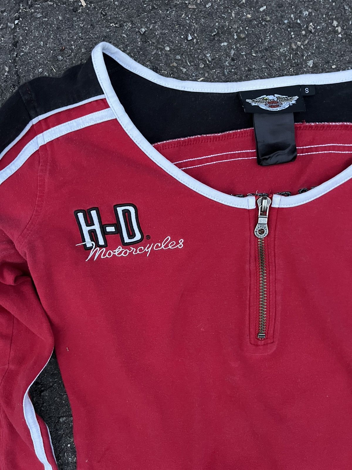 Harley Davidson × Vintage Harley Davidson vintage moto longsleeve Size S / US 4 / IT 40 - 3 Thumbnail