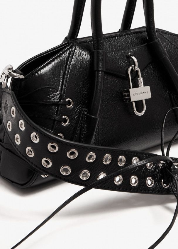 Givenchy o1srvl11e0924 Size: OS / Mini Antigona Stretch Bag in Black Size ONE SIZE - 3 Thumbnail