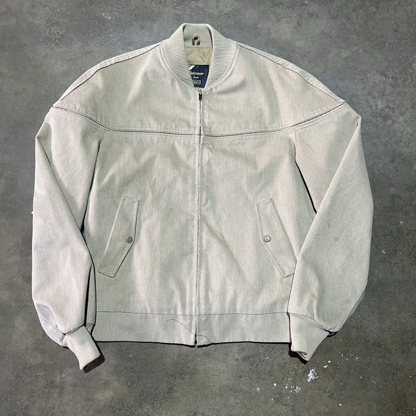 Vintage Vintage 70s Ted Williams Sears Brown Quilted Bomber Jacket 