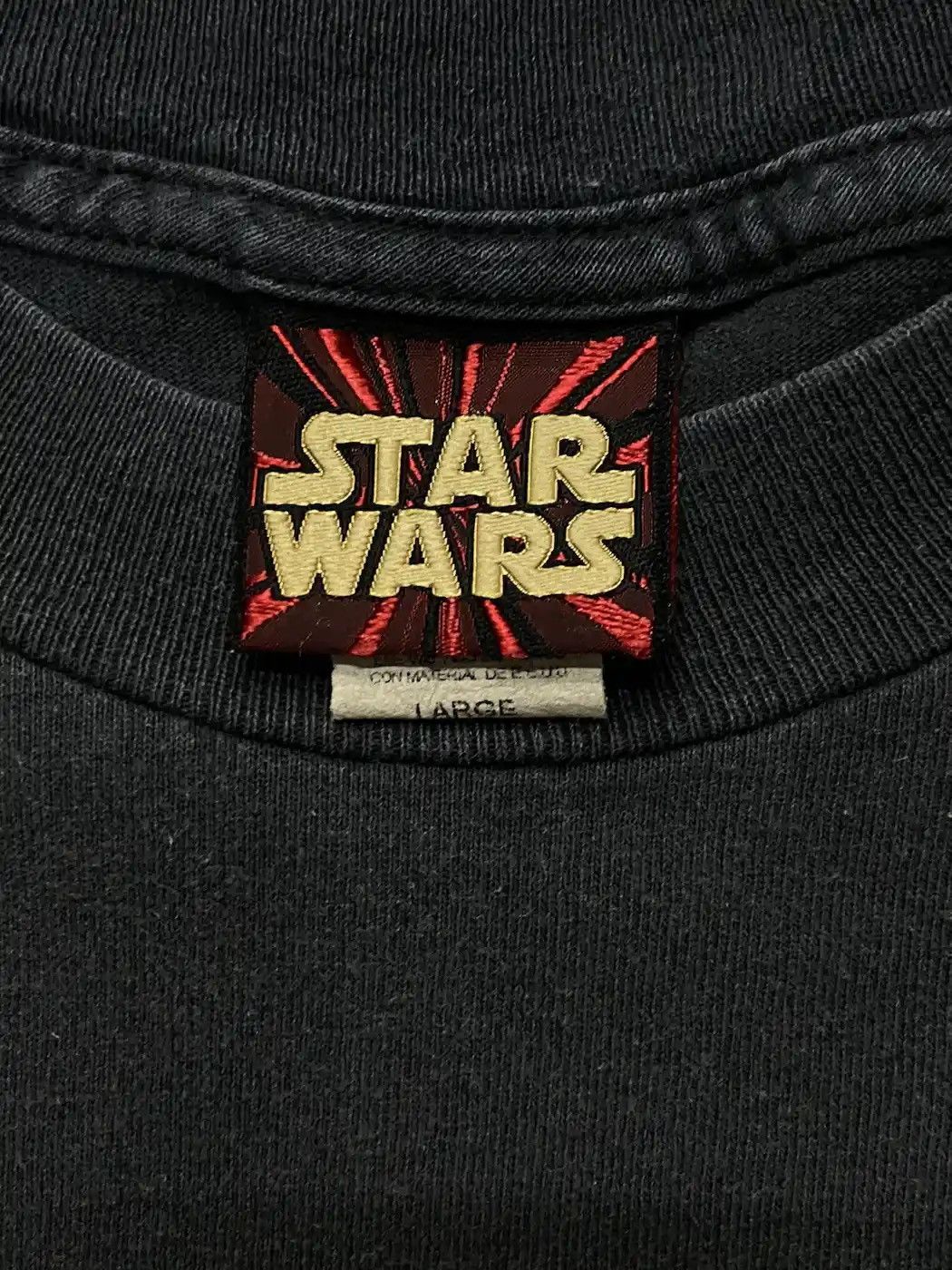 Star Wars × Vintage 90s Vintage Star Wars Sith Lord Sun Faded Tshirt Size US M / EU 48-50 / 2 - 10 Thumbnail