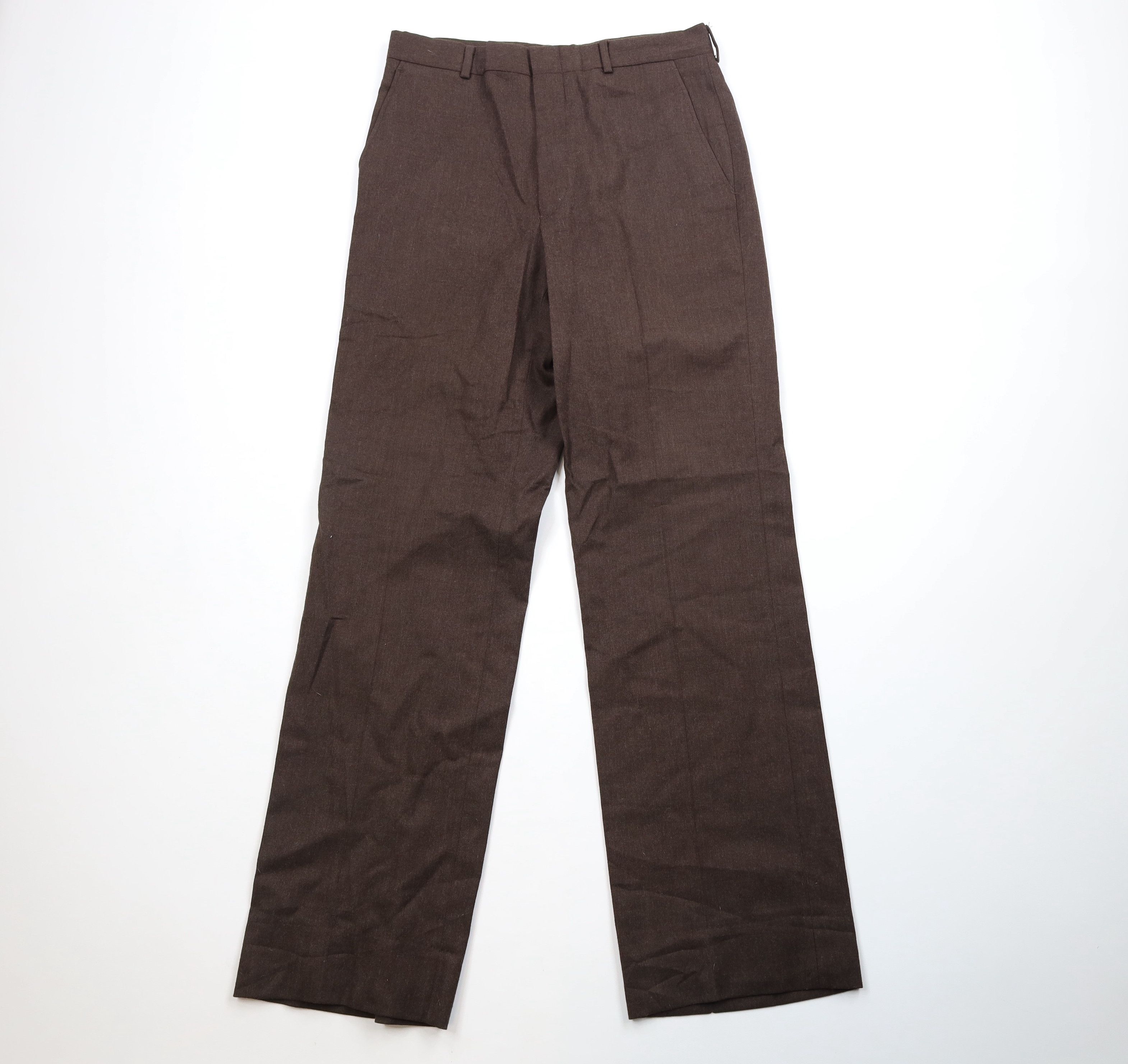 Vintage 70s Streetwear Wool Wide Leg Bell Bottoms Pants USA