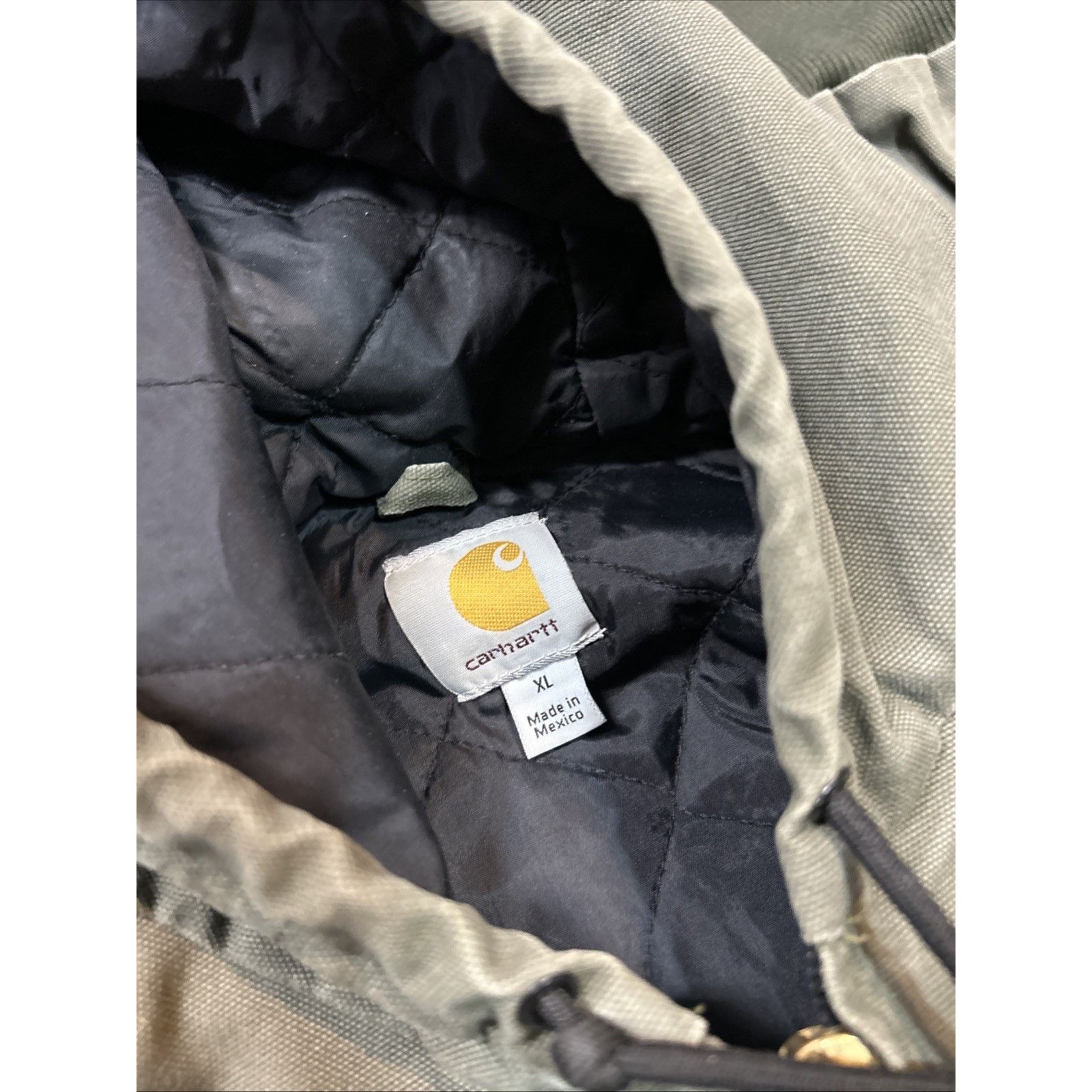 Carhartt Carhartt J130 Work Jacket Men's XL Moss Green Quilted Duck Size US XL / EU 56 / 4 - 8 Thumbnail