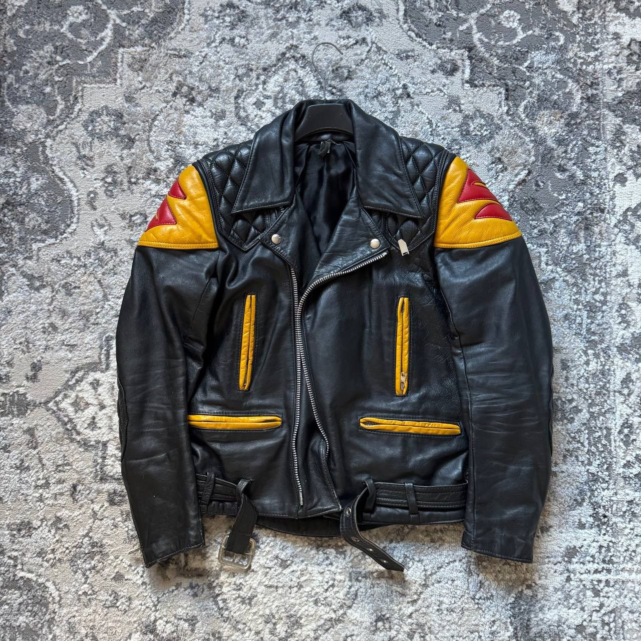Vintage Vintage Rare Suzuki Leather Racing Retro Heavy Jacket Size US S / EU 44-46 / 1 - 2 Thumbnail