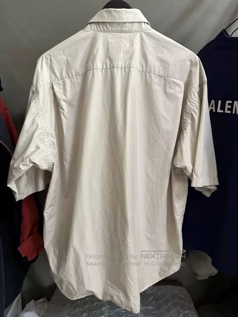 Balenciaga Balenciaga Paris Wave Print Short Sleeve Shirt. Size US XS / EU 42 / 0 - 2 Thumbnail
