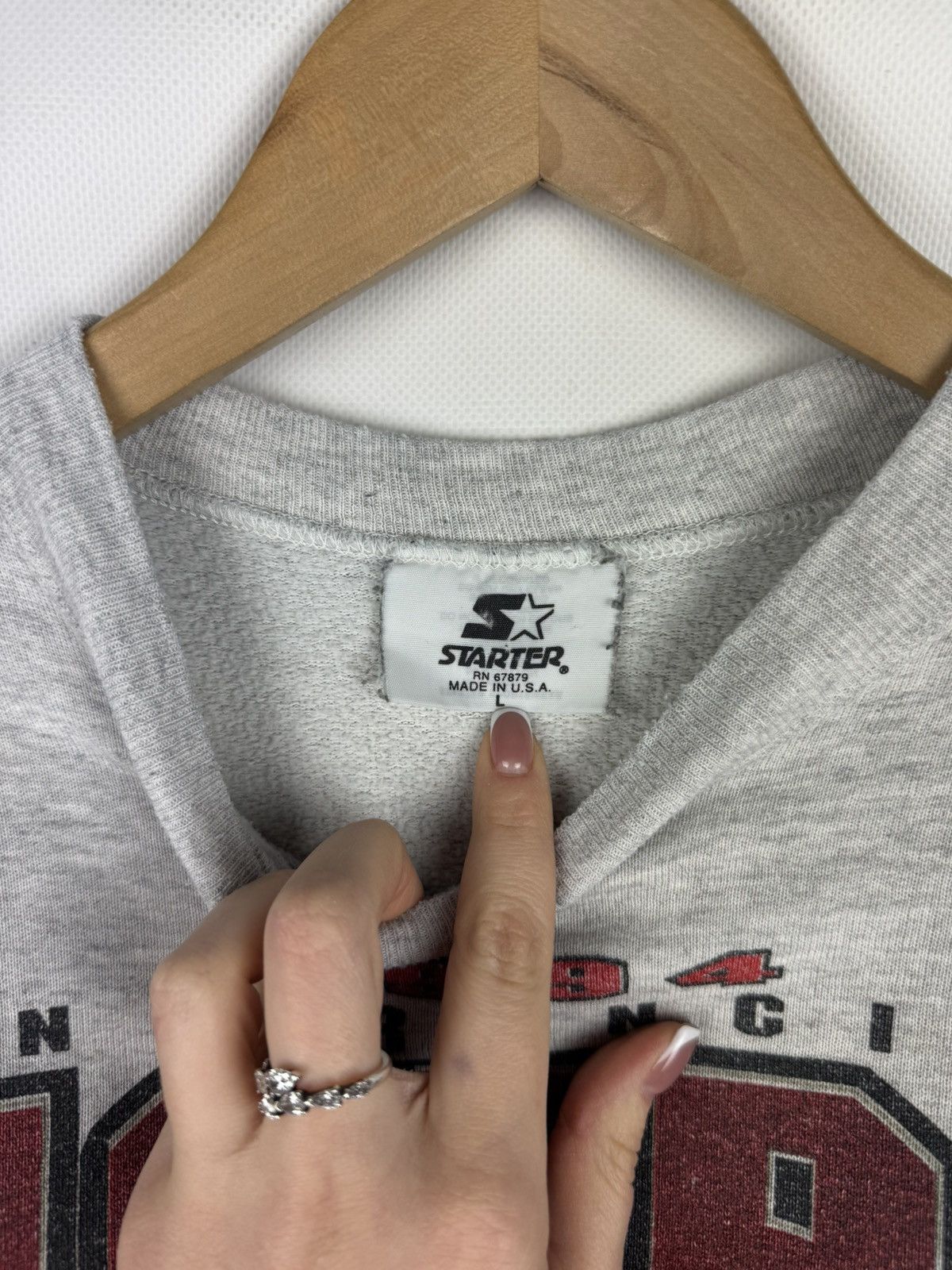 Starter × Vintage VTG Starter 49ers San Francisco 1995 Sweatshirt Pullover Size US M / EU 48-50 / 2 - 7 Thumbnail