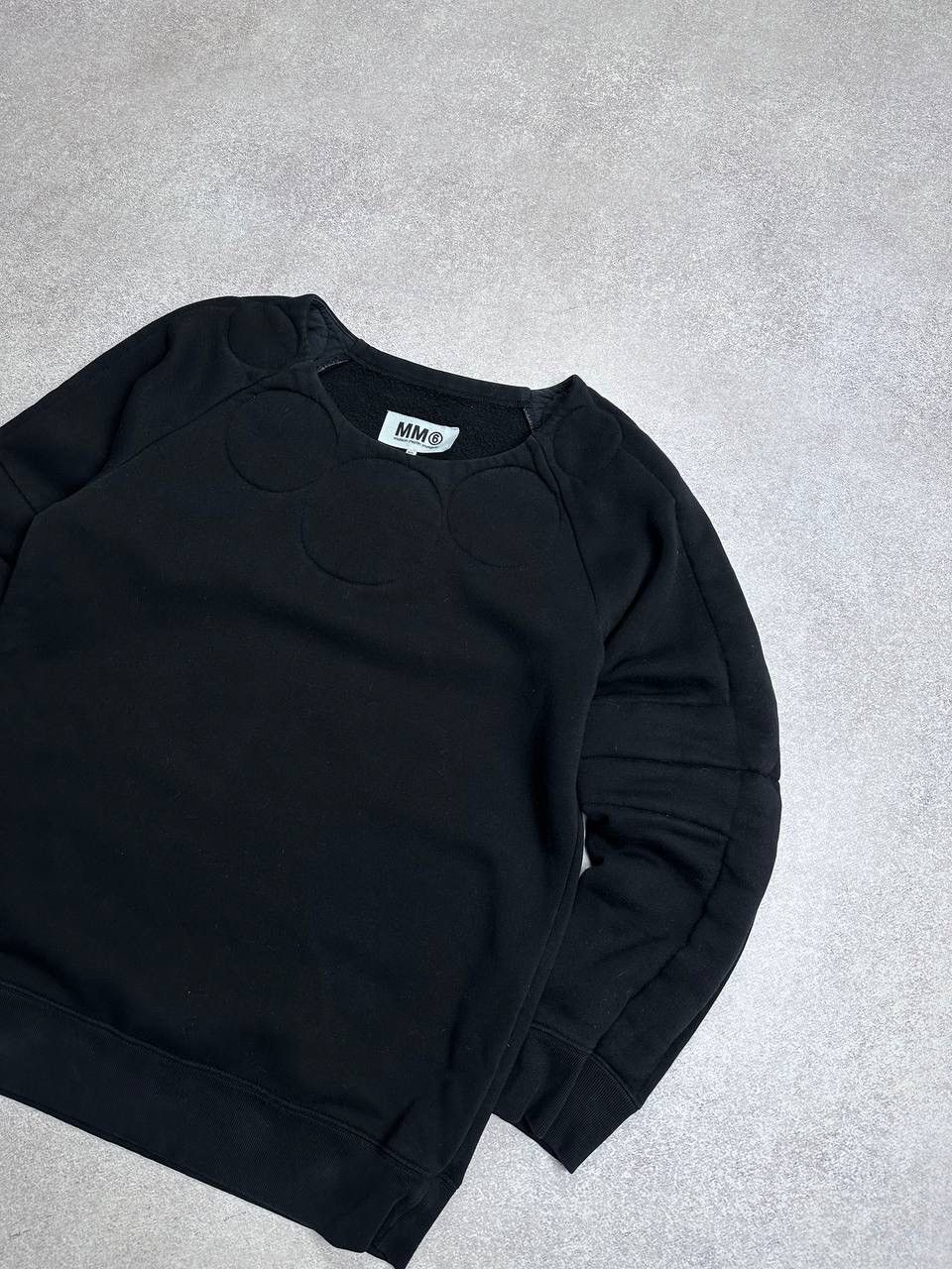 Maison Margiela Maison Margiela MM6 Black Embroidery Sweatshirt M Size US M / EU 48-50 / 2 - 2 Thumbnail
