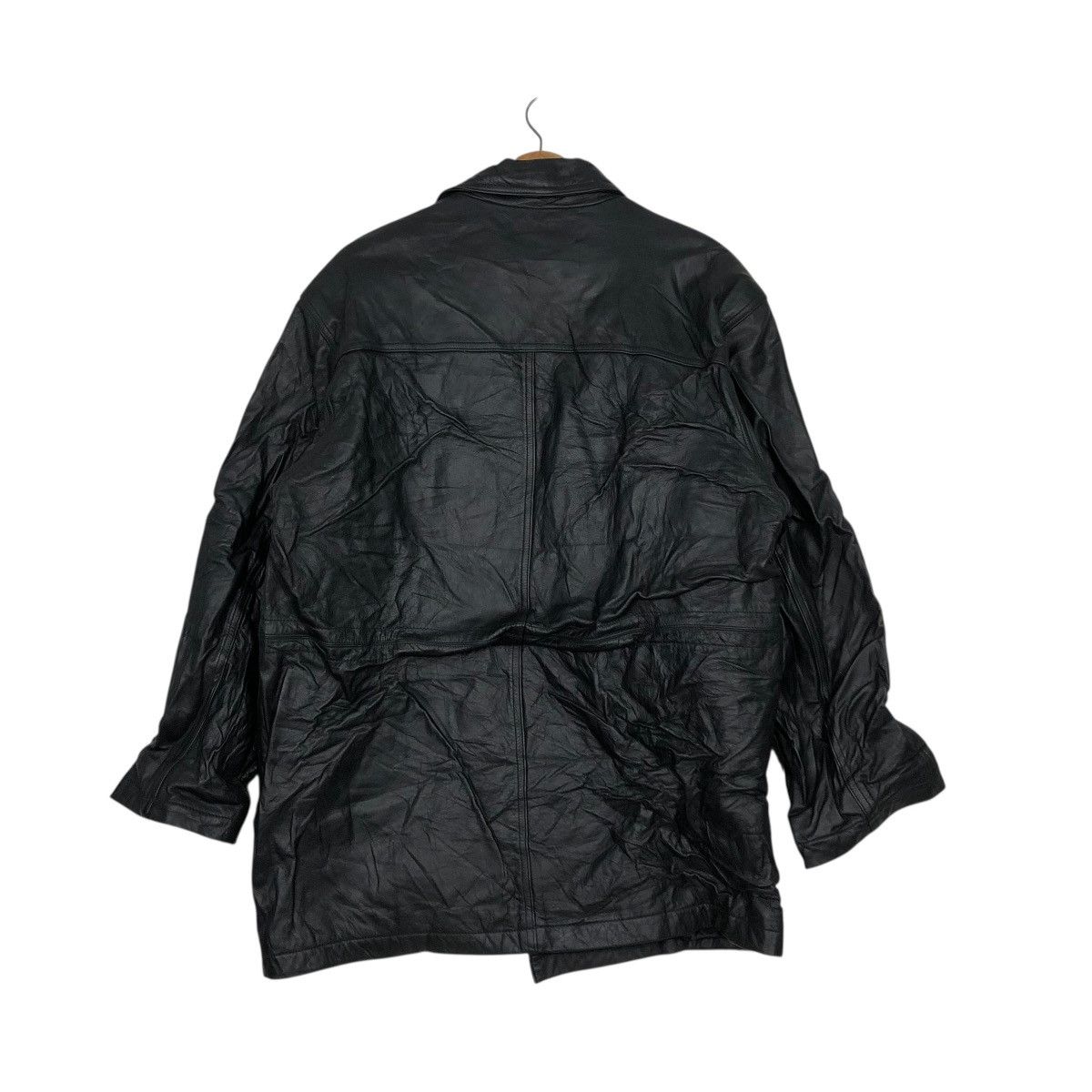 Japanese Brand 🔥VINTAGE BIKER LEATHER JACKET DURANTE BLANKET ISSEY MIYAKE Size US L / EU 52-54 / 3 - 10 Thumbnail