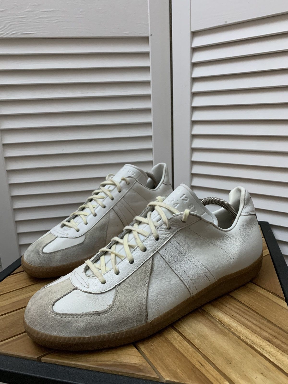 image of Designer Bw Sport Maison Margielo Low Top Sneakers in White, Men's (Size 11)