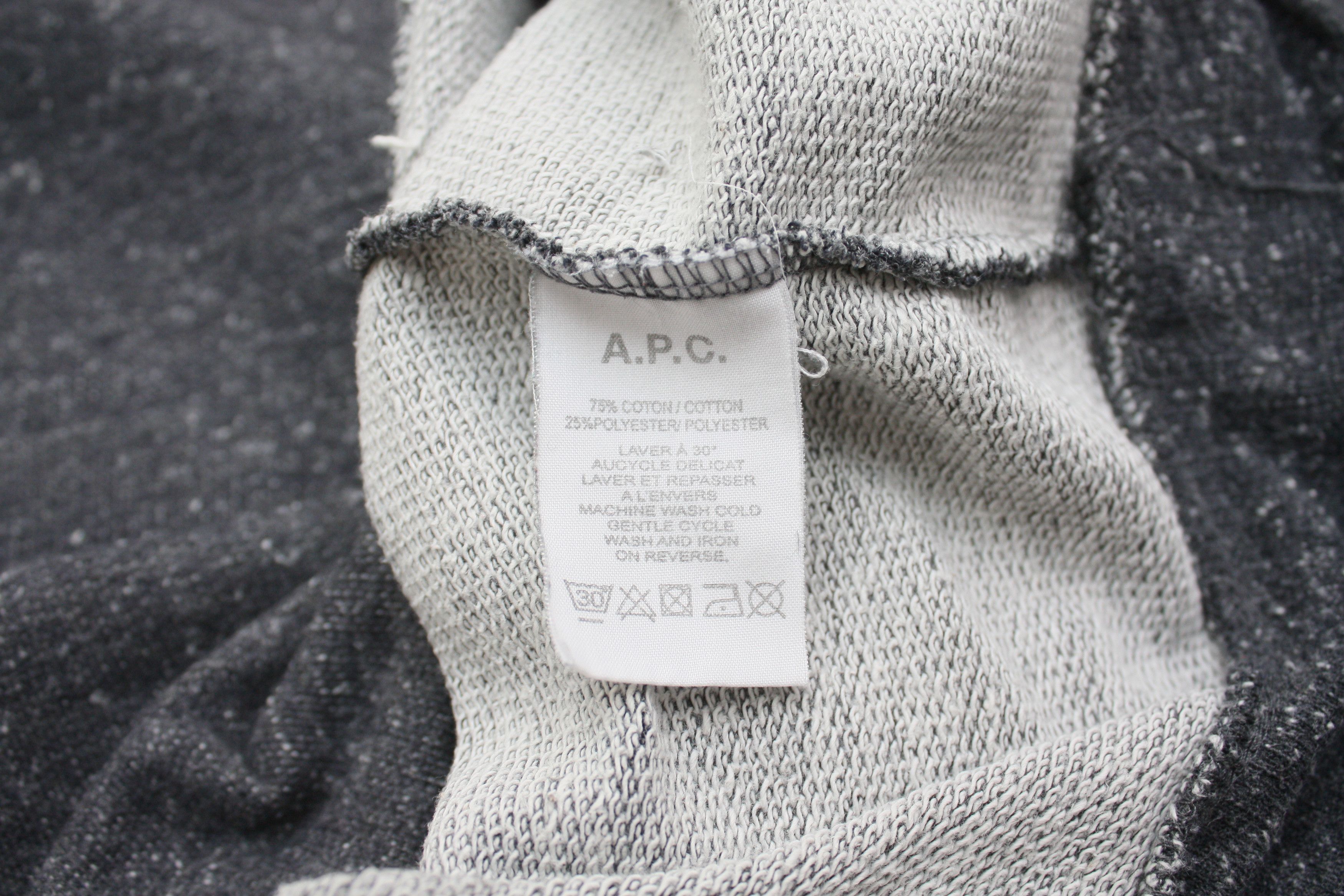 A.P.C. A.P.C. Grey Sweatshirt XS Size US XS / EU 42 / 0 - 6 Thumbnail