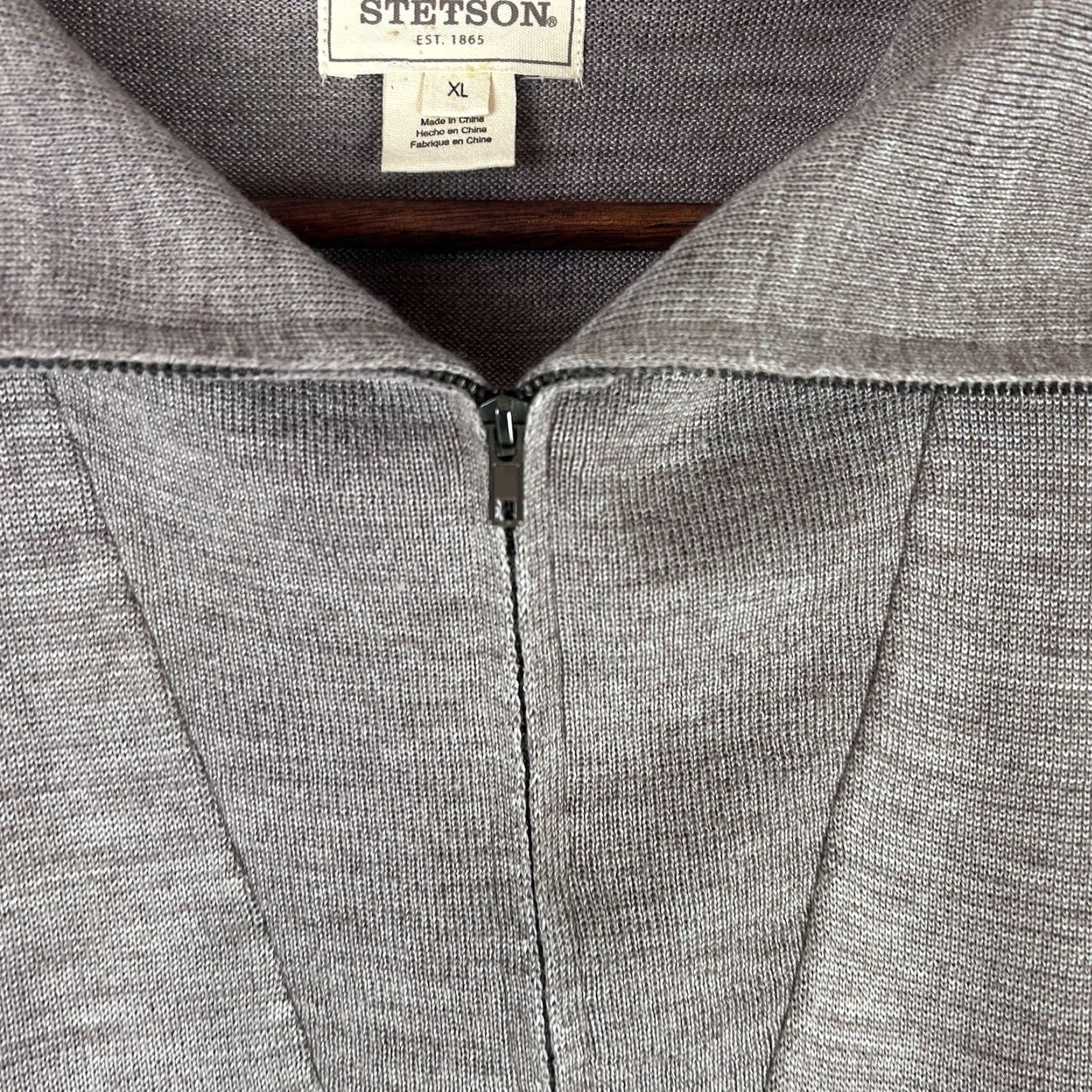 Stetson Stetson Western 1/4 Zip Sweater Mens XL Acrylic Merino Wool Brown Elbow Patch Mens XL Brown Western Pullover Size US XL / EU 56 / 4 - 3 Thumbnail