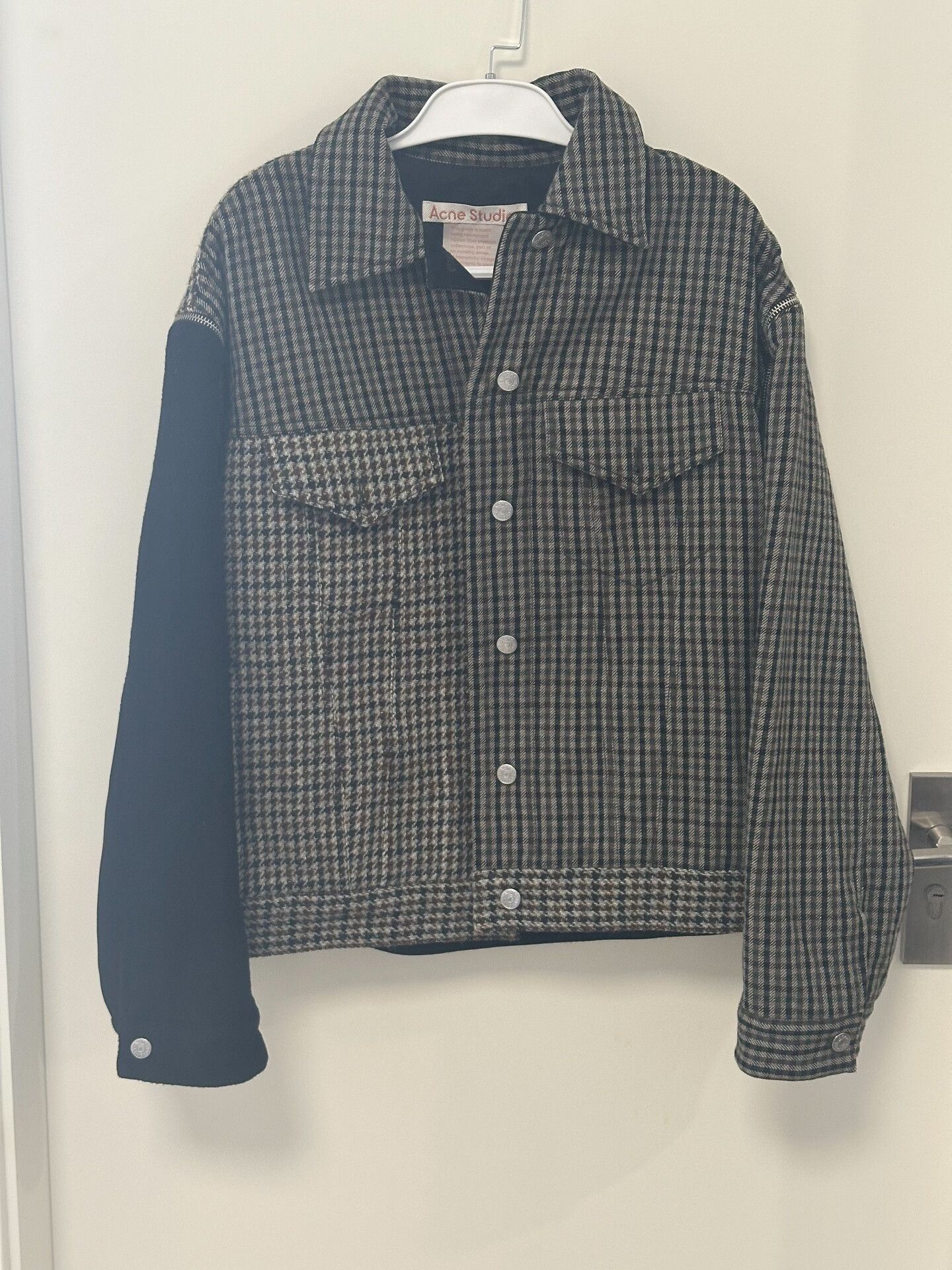 Acne Studios Acne Studios Wool Plaid Coat Size US XS / EU 42 / 0 - 1 Thumbnail