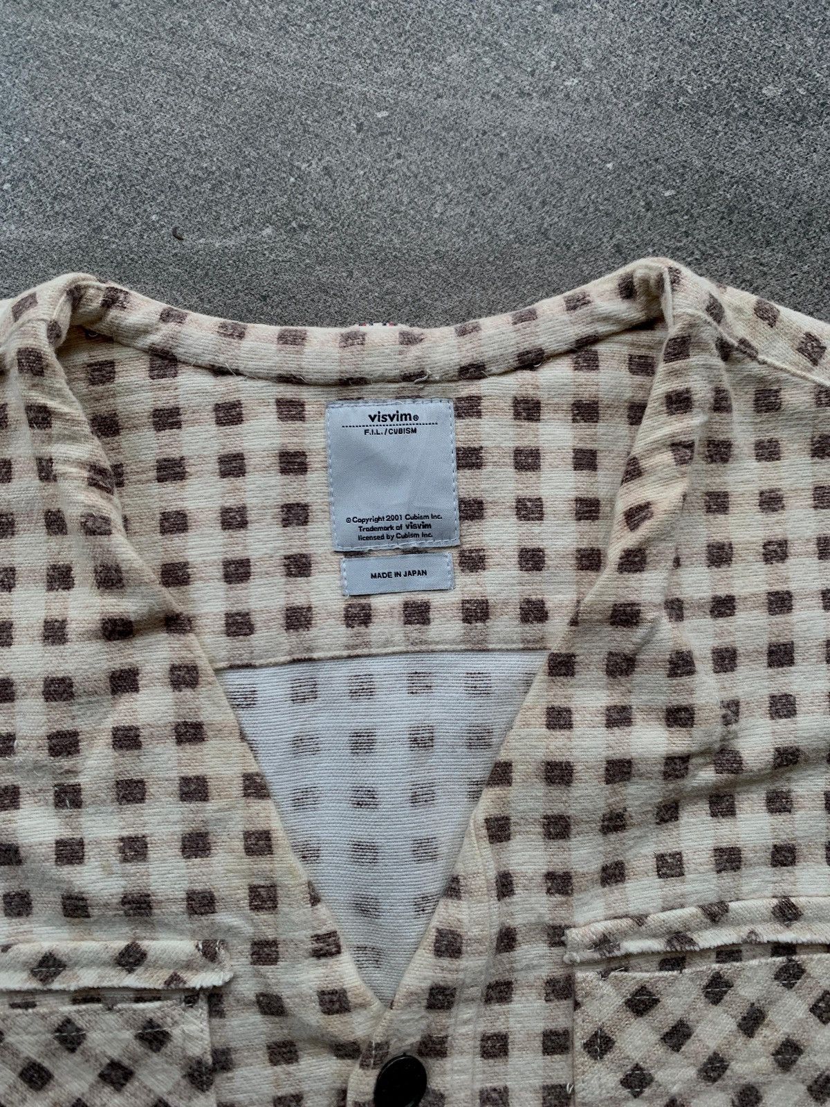 Visvim FREE TAX! Shadow Plaid Sleeveless Shirt Size US M / EU 48-50 / 2 - 10 Thumbnail