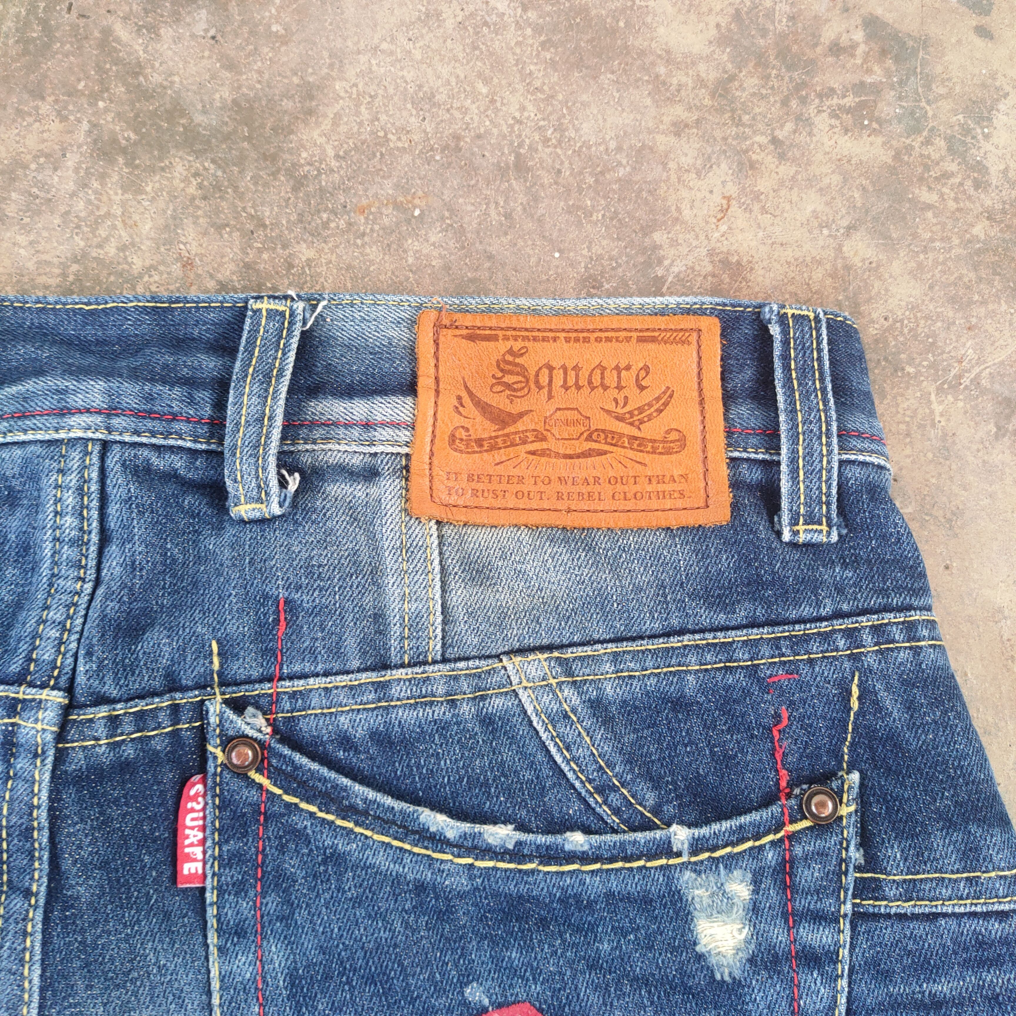 Jean × Vintage W34 VINTAGE JAPANESE FADED DISTRESSED JEAN PANTS Size US 34 / EU 50 - 11 Thumbnail