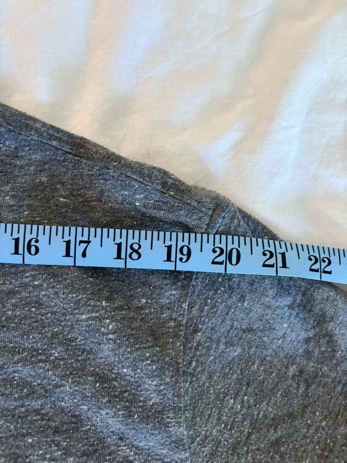 Allsaints AllSaints Oversized Grey Marl Minimalist T-Shirt Size US XL / EU 56 / 4 - 4 Thumbnail