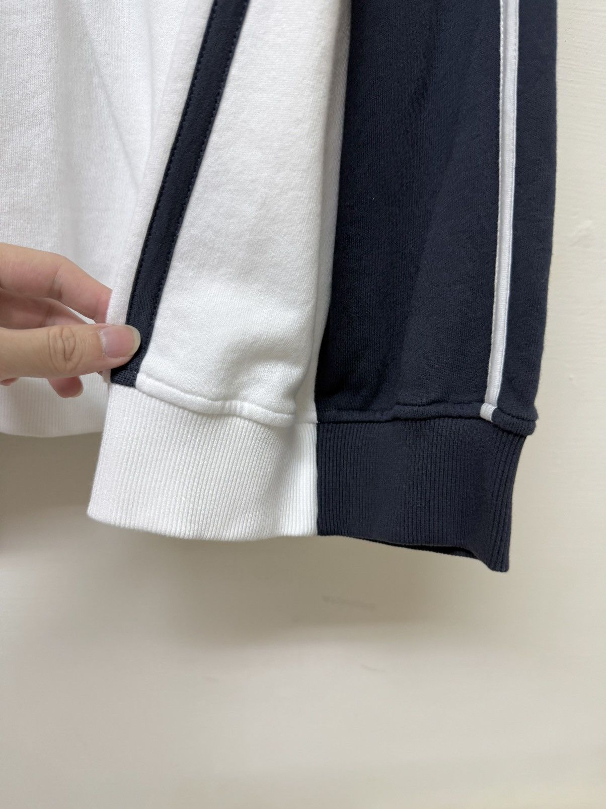 Y/Project Y/Project White and Navy Double Layer Sweatshirt Size US M / EU 48-50 / 2 - 6 Thumbnail