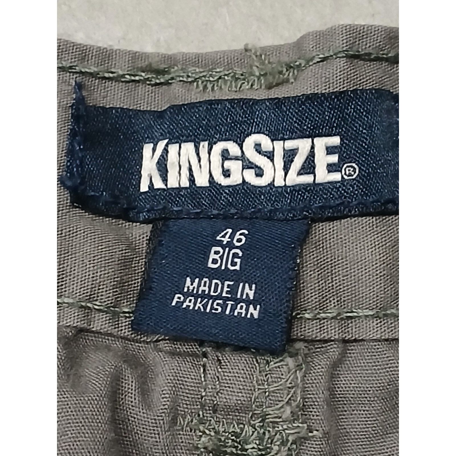 Other King Size (46) Men's Gray Cargo Style Relaxed Shorts Size US 30 / EU 46 - 3 Thumbnail